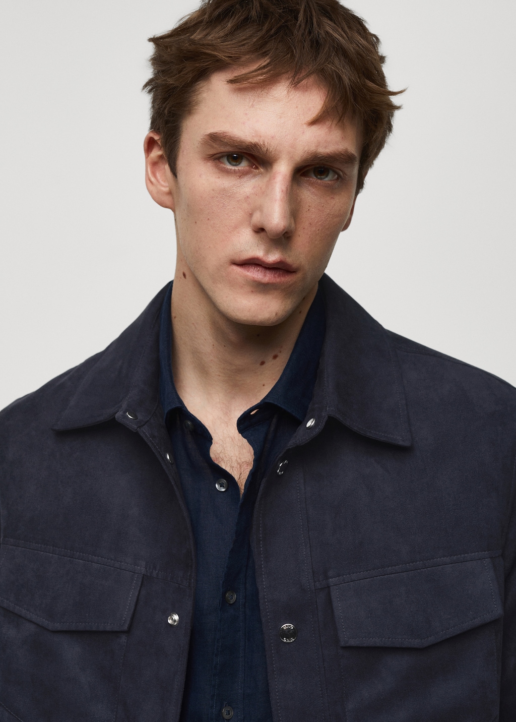 YOKE SUEDE OUT-OFF SHIRTS JACKET(YK21SS0215B) style.2021.4