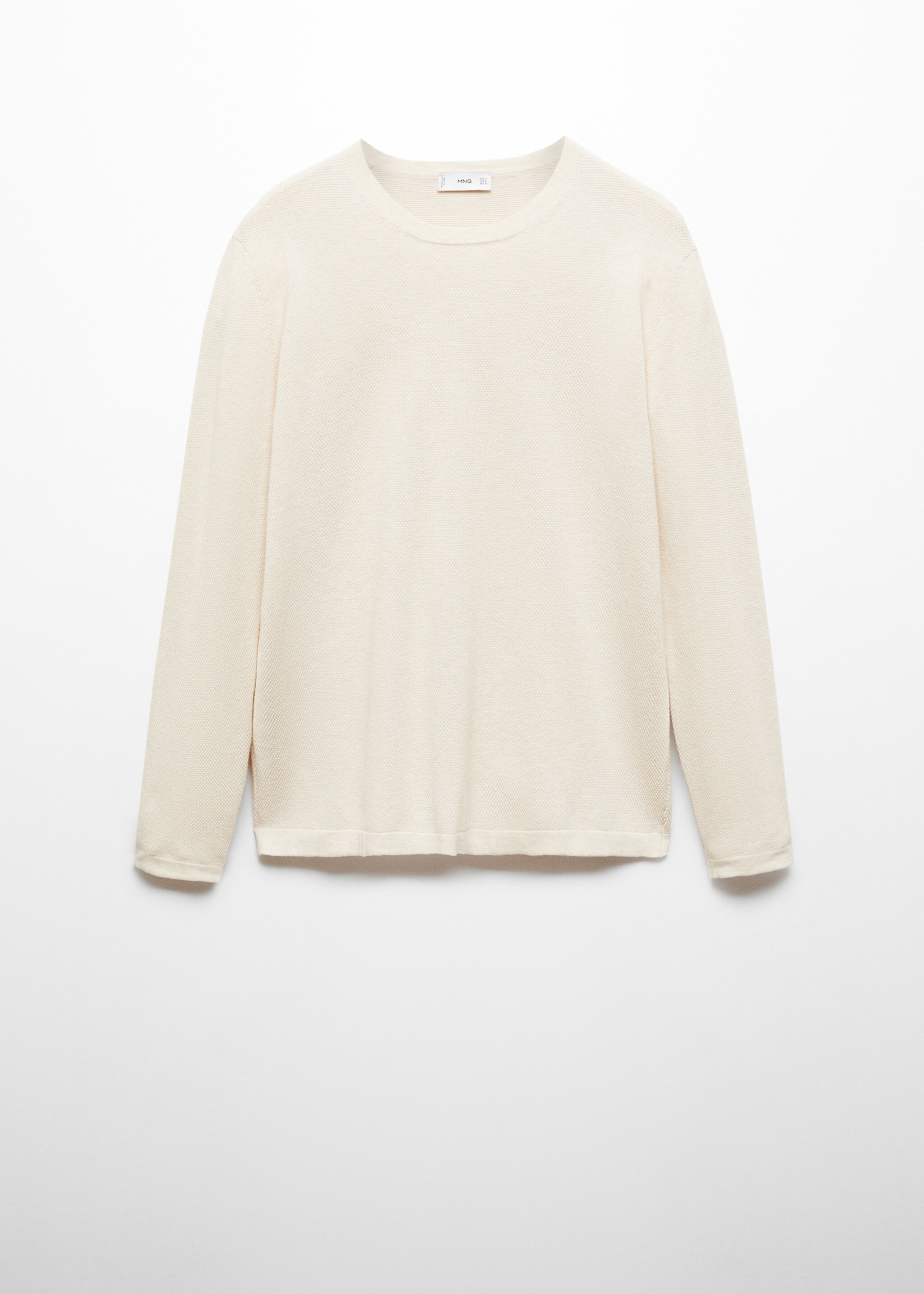 Knit cotton sweater - Article without model
