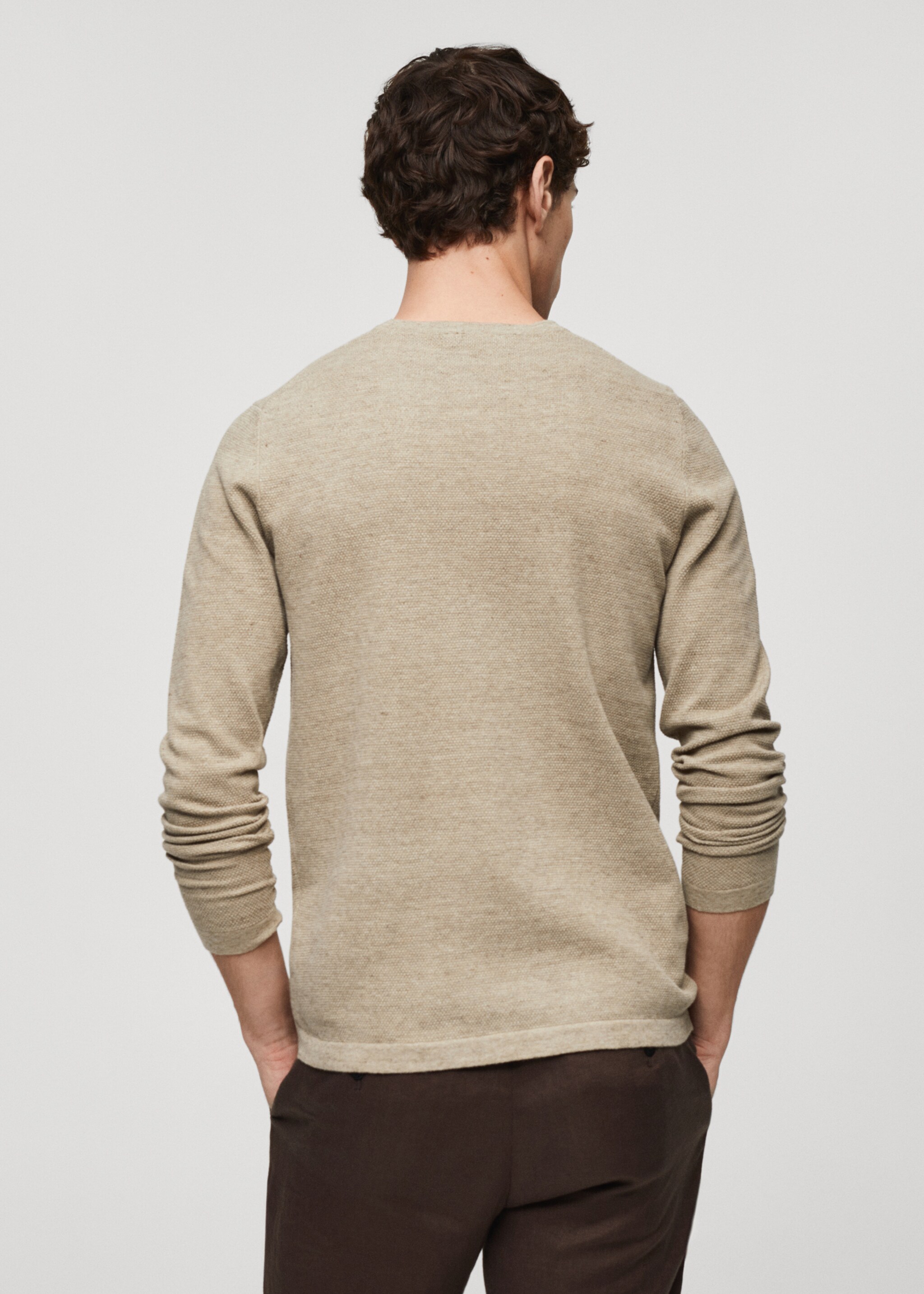 Strickpullover aus Baumwolle - Rückseite des Artikels