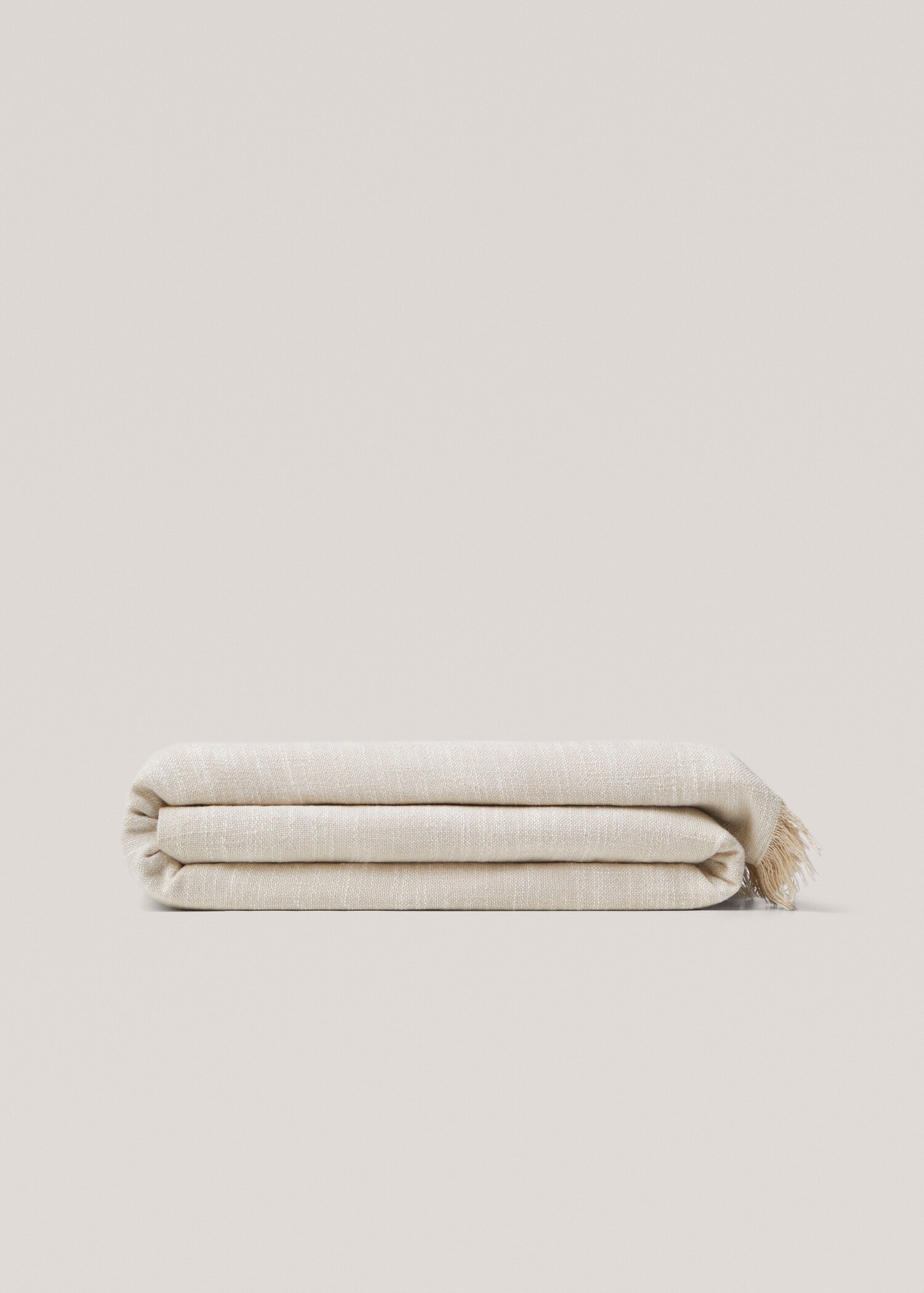 textured 100% cotton blanket - Article without model