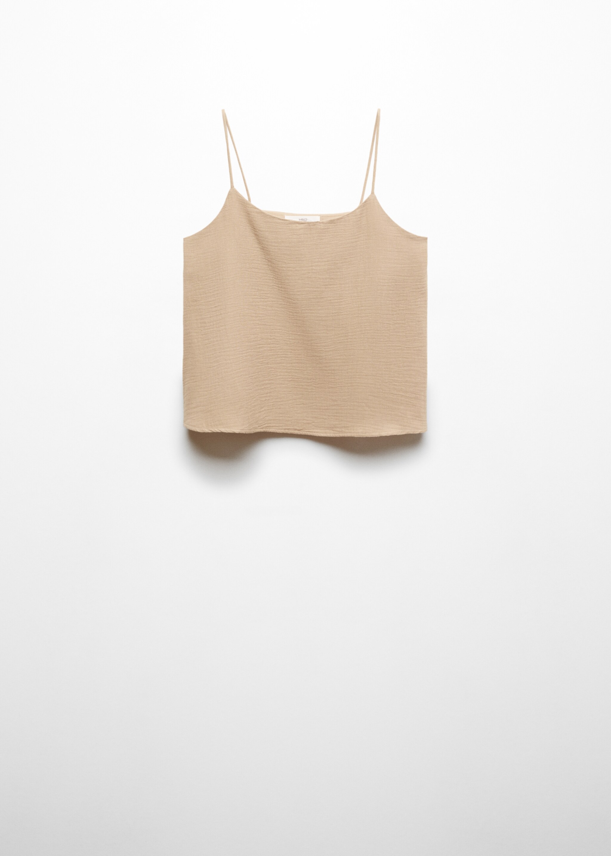 Cotton gauze pajama top - Article without model