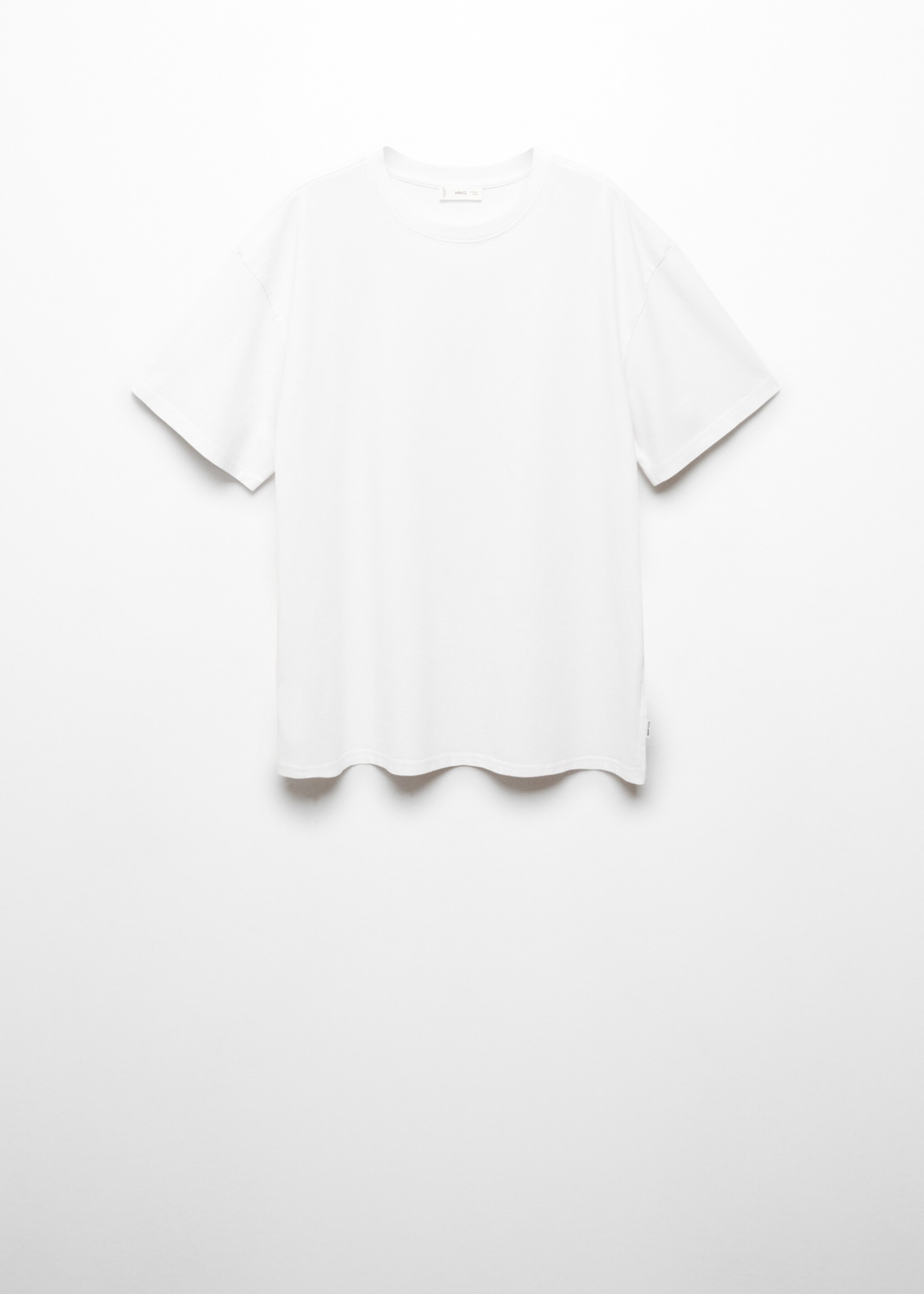 Camiseta básica algodón - Artículo sin modelo, Blanco. Ref: 67095995-00.