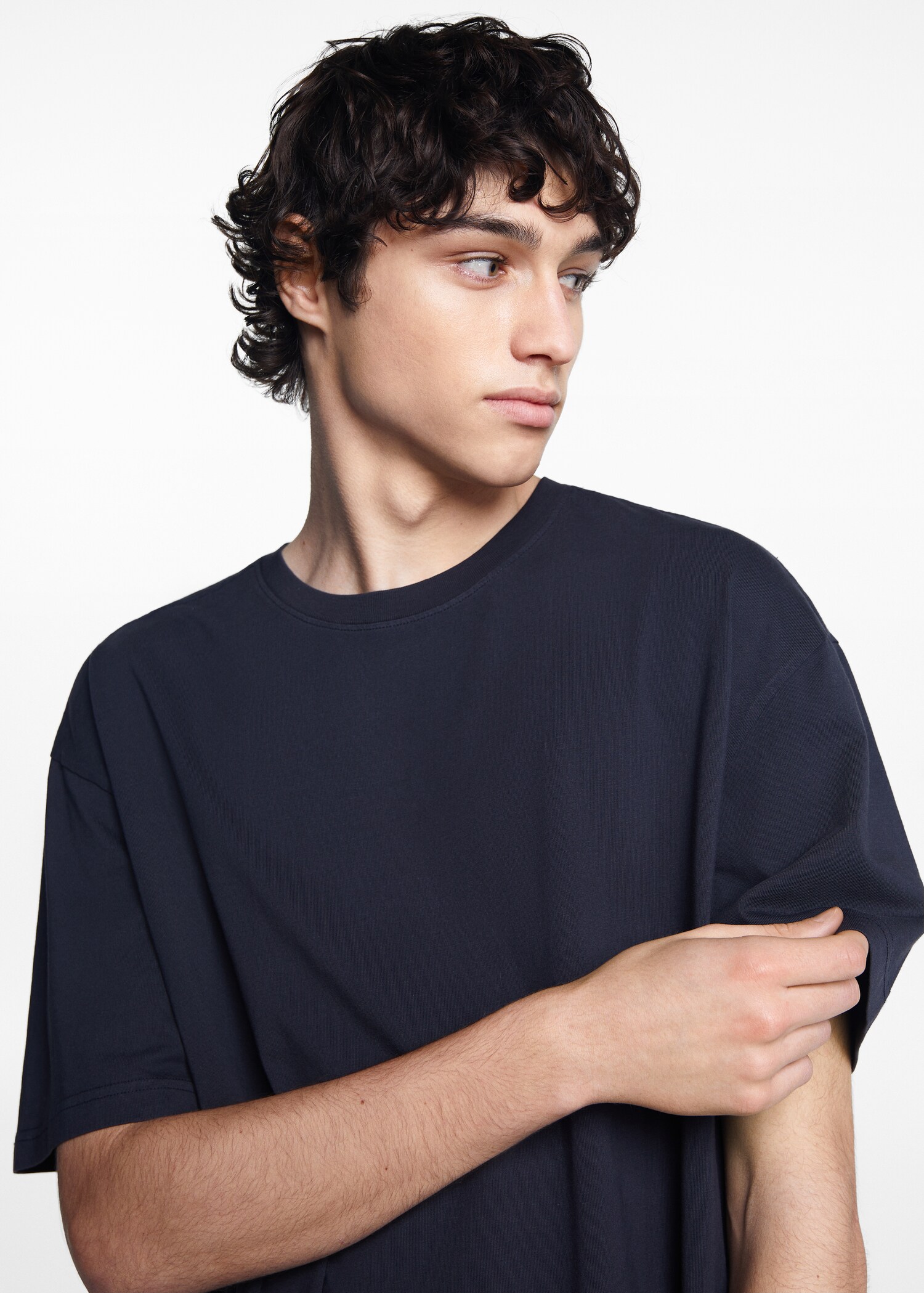 T-shirt basique en coton - Détail de l'article 1