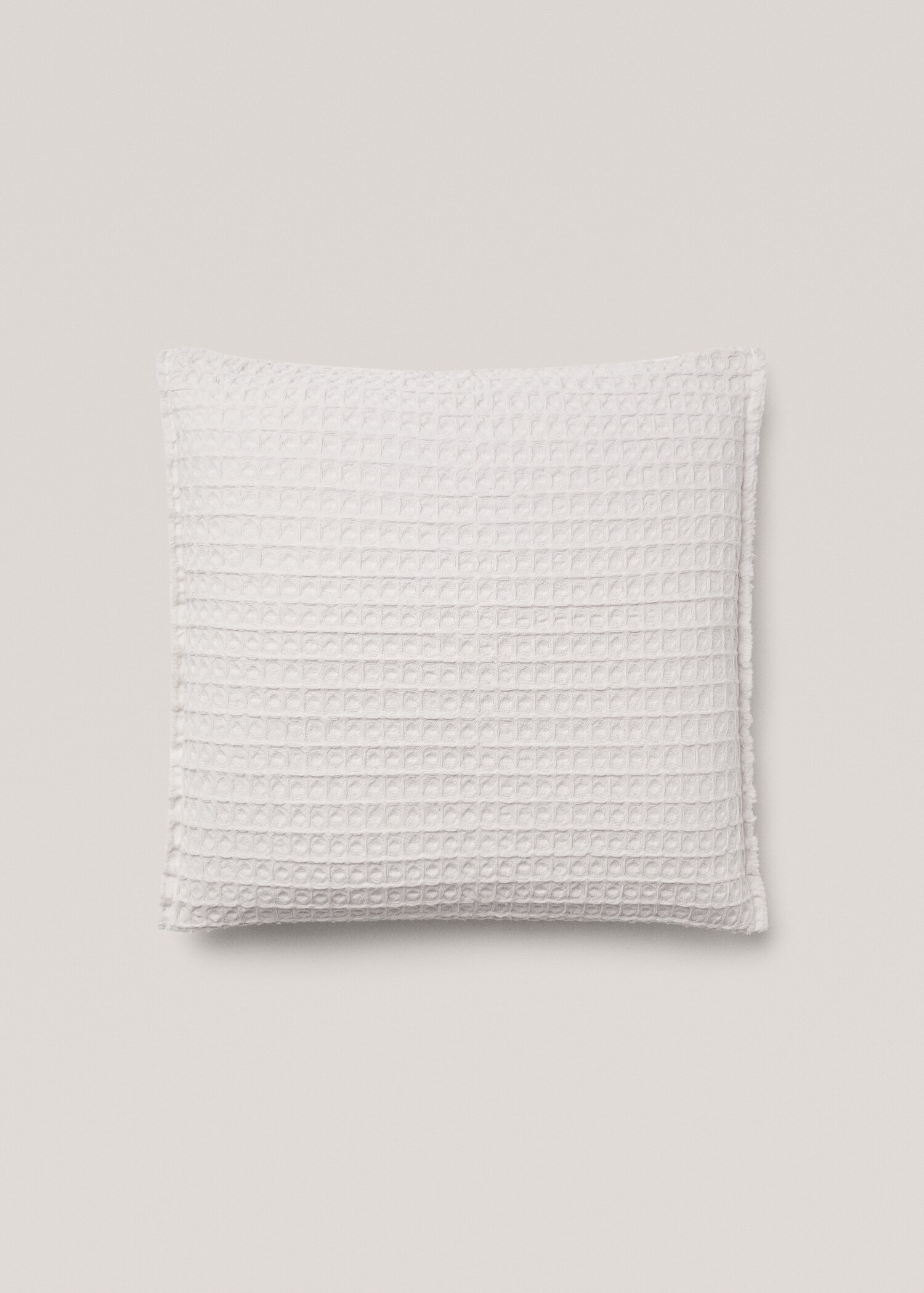 Cotton waffle pillowcase 60x60cm - Article without model