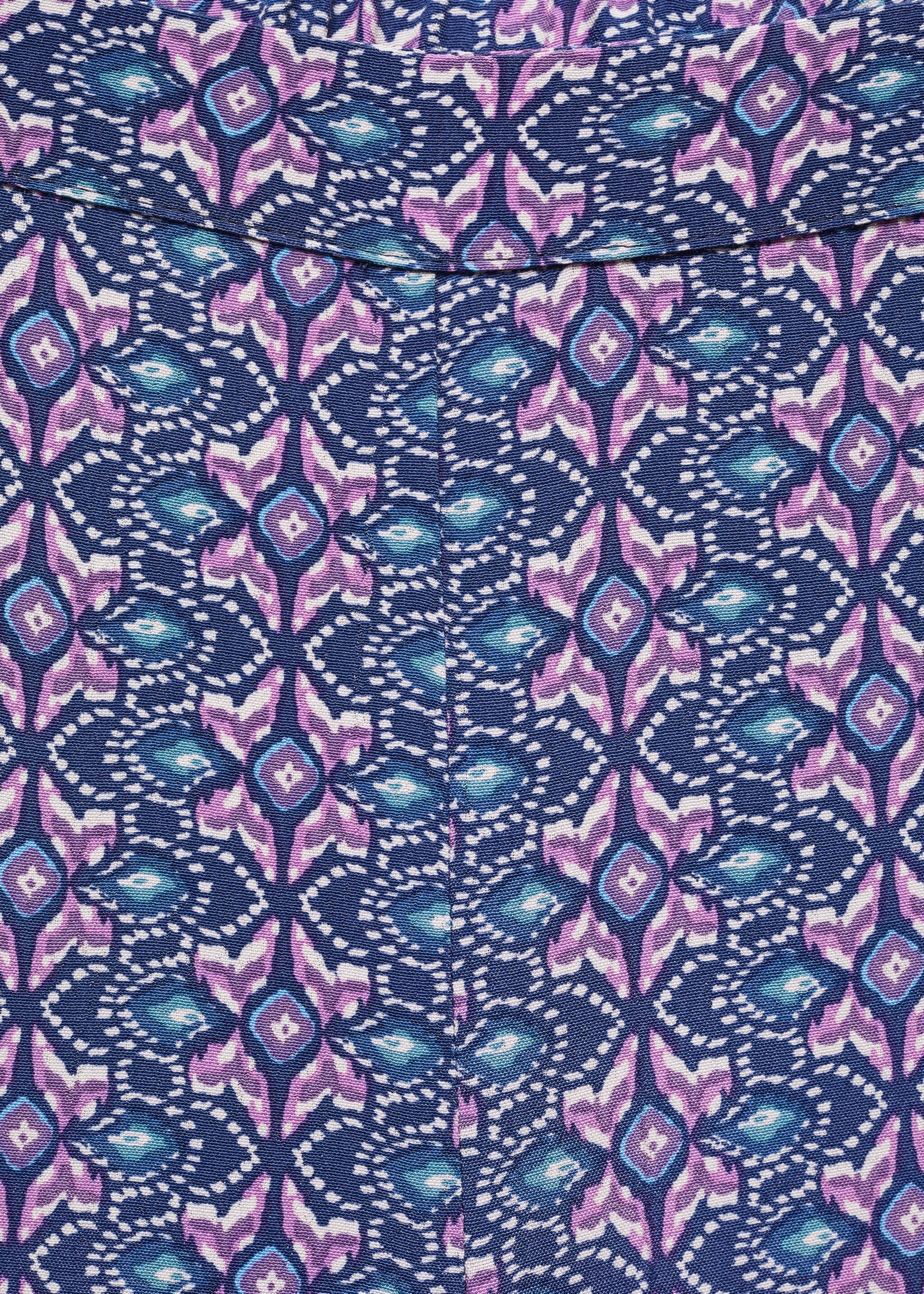 Printed straight trousers - Details of the article 8