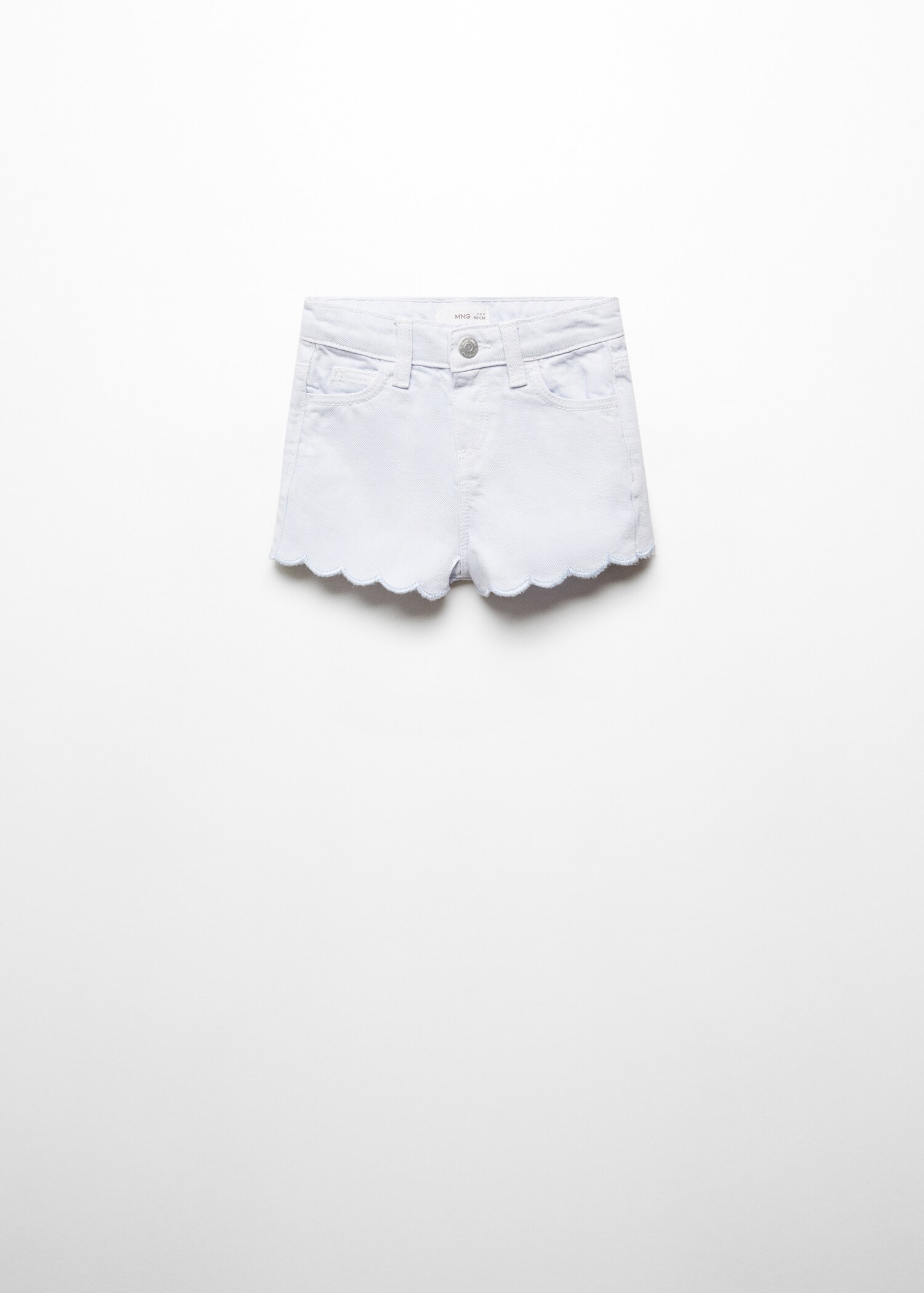Shorts with wavy hem - Article without model