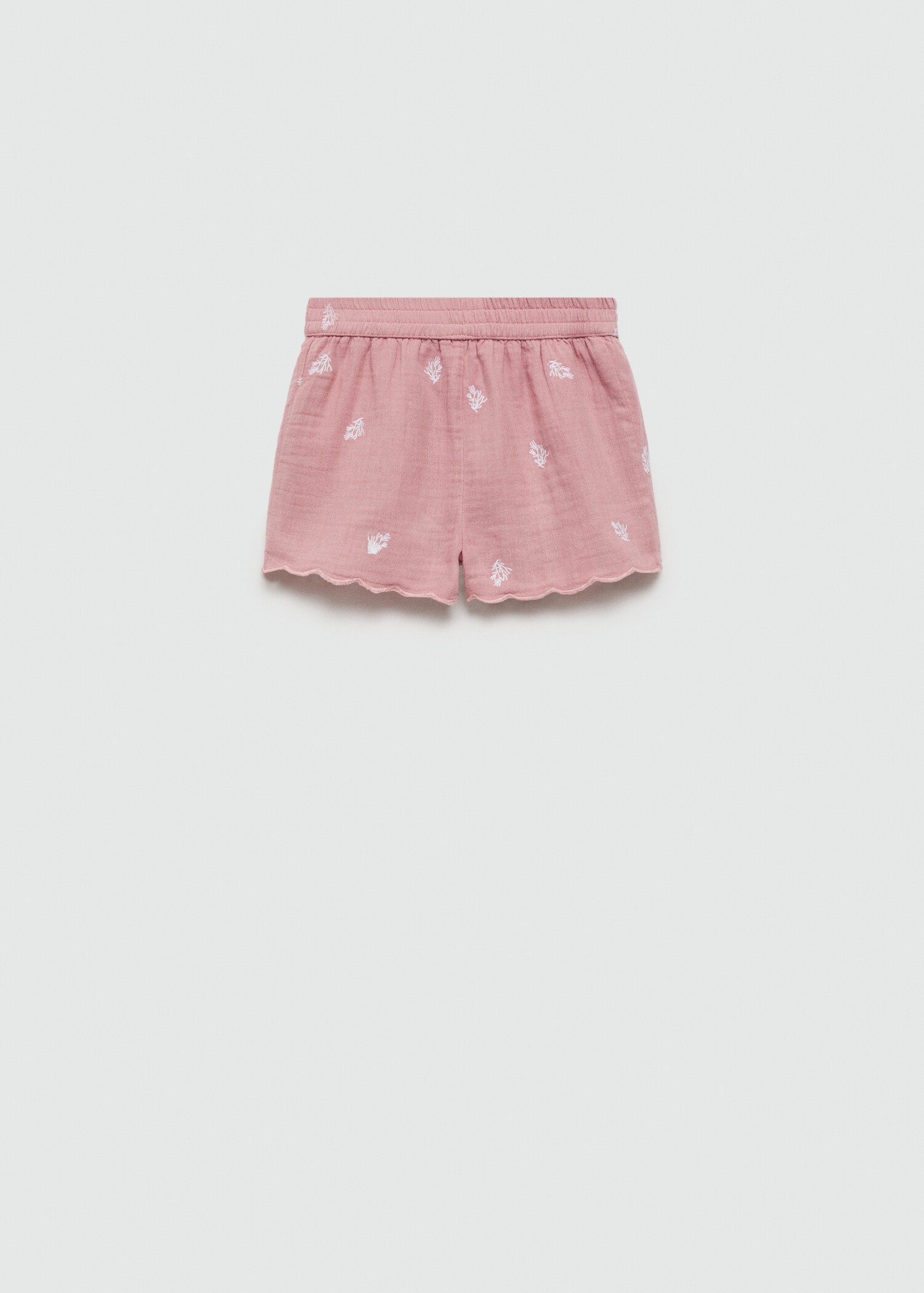 Printed cotton-blend short - Article without model