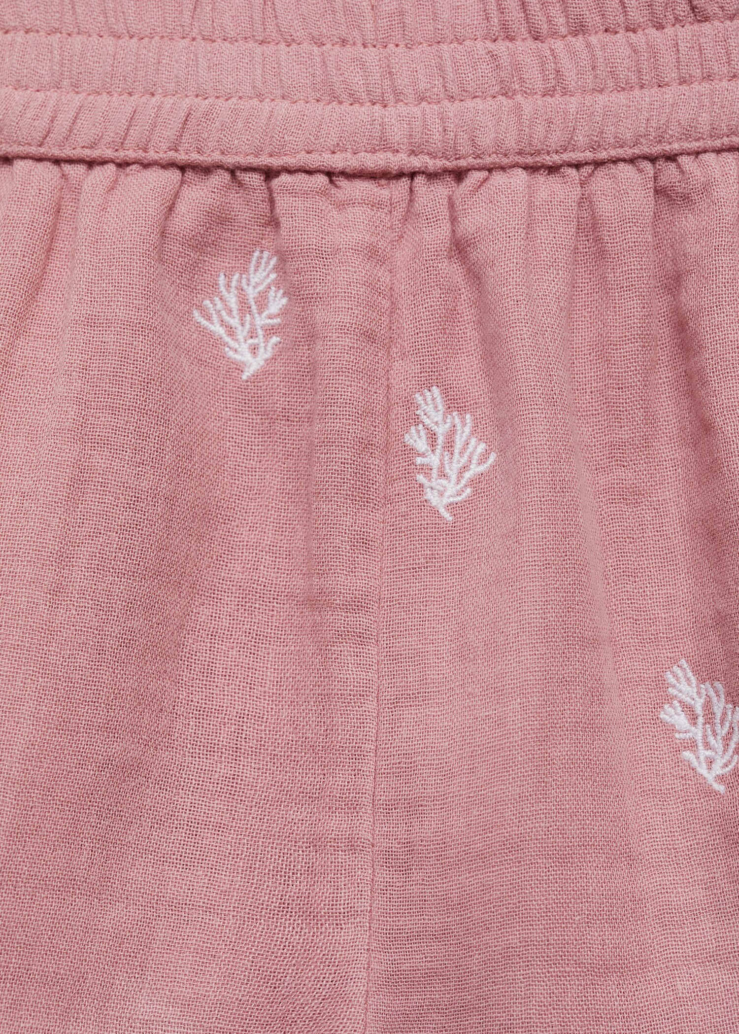 Printed cotton-blend short - Details of the article 0