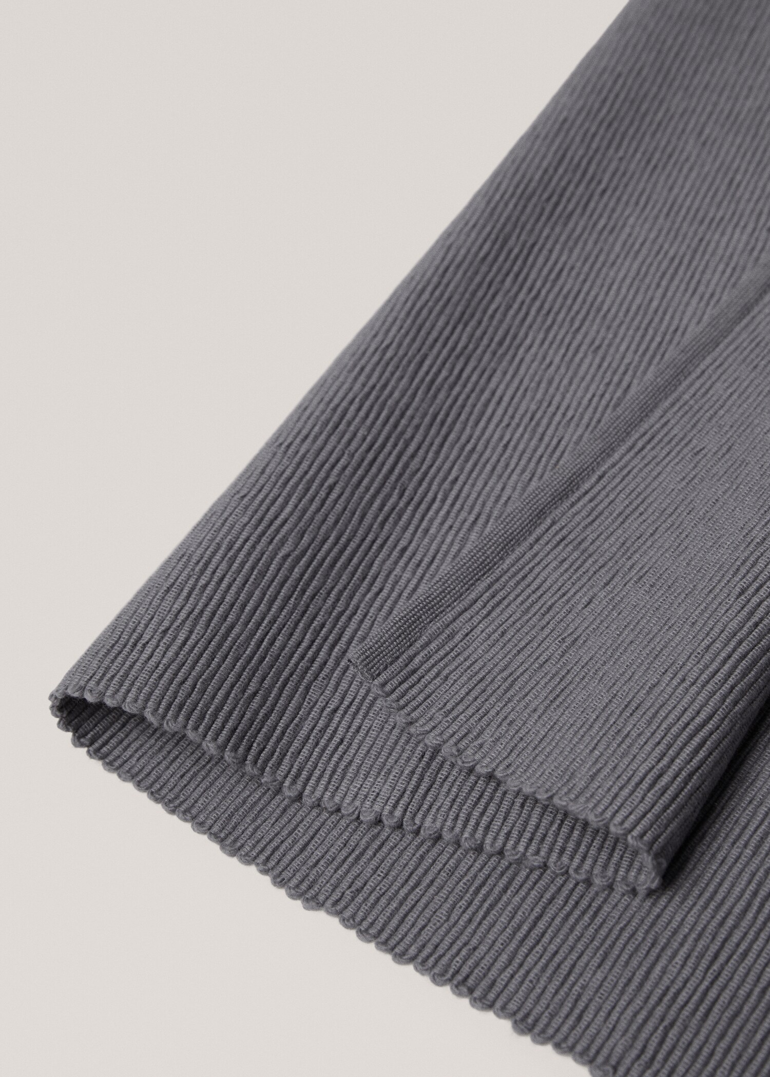 Cotton placemat with ribbed texture - Details of the article 1