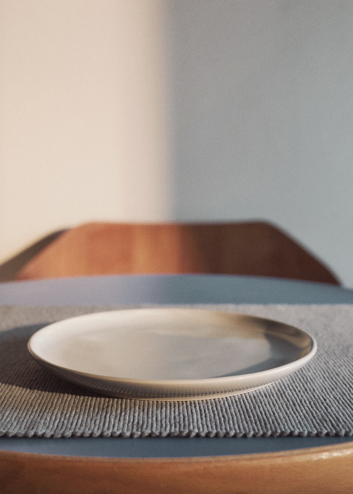Cotton placemat with ribbed texture - Details of the article 6