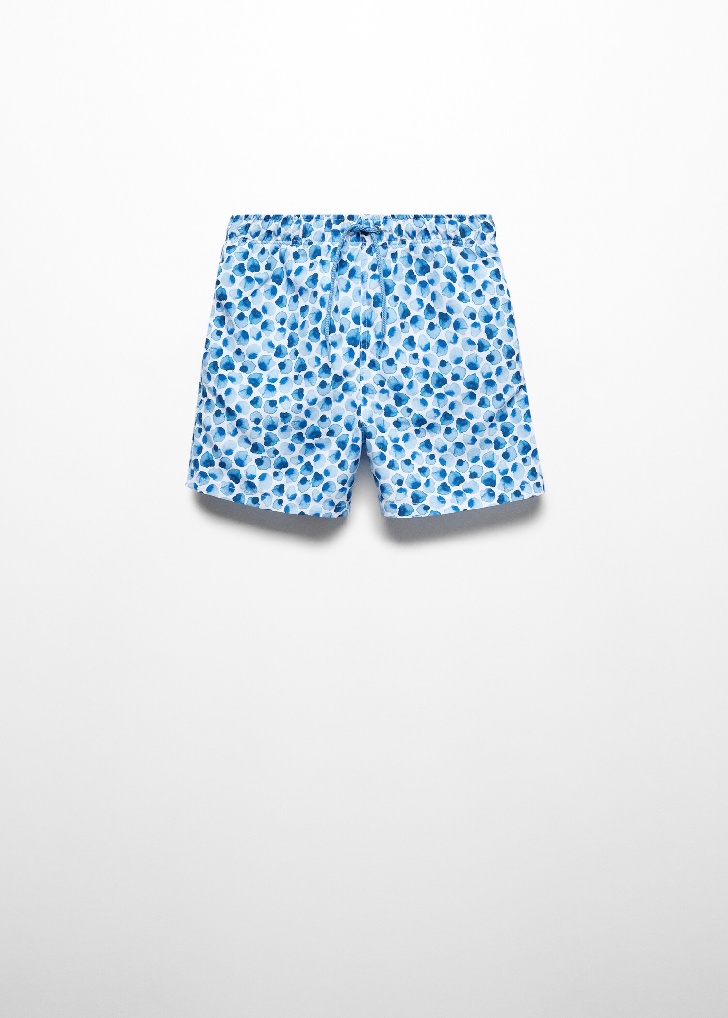 Gemusterte Badeshorts mit Kordelzug - Artikel ohne Model
