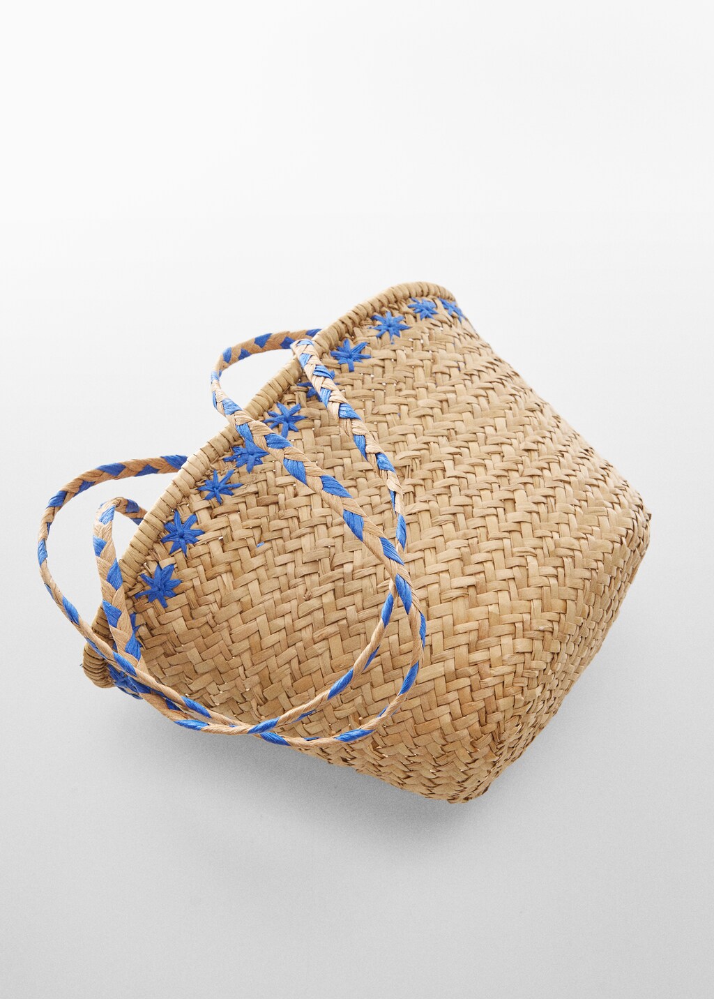 Double strap basket bag - Girls | MANGO OUTLET USA