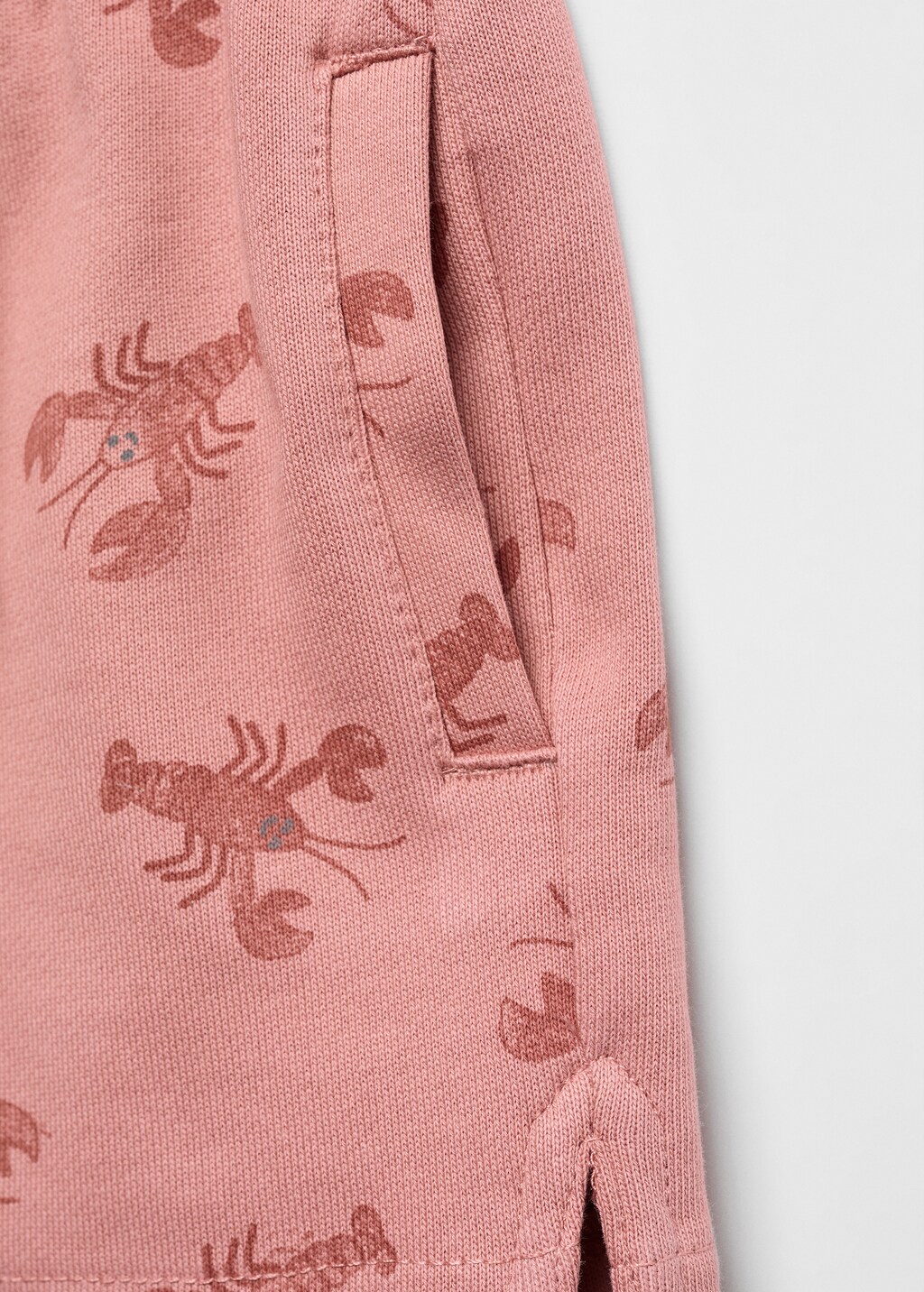 Lobsters-print Bermuda shorts - Baby boys | MANGO OUTLET USA