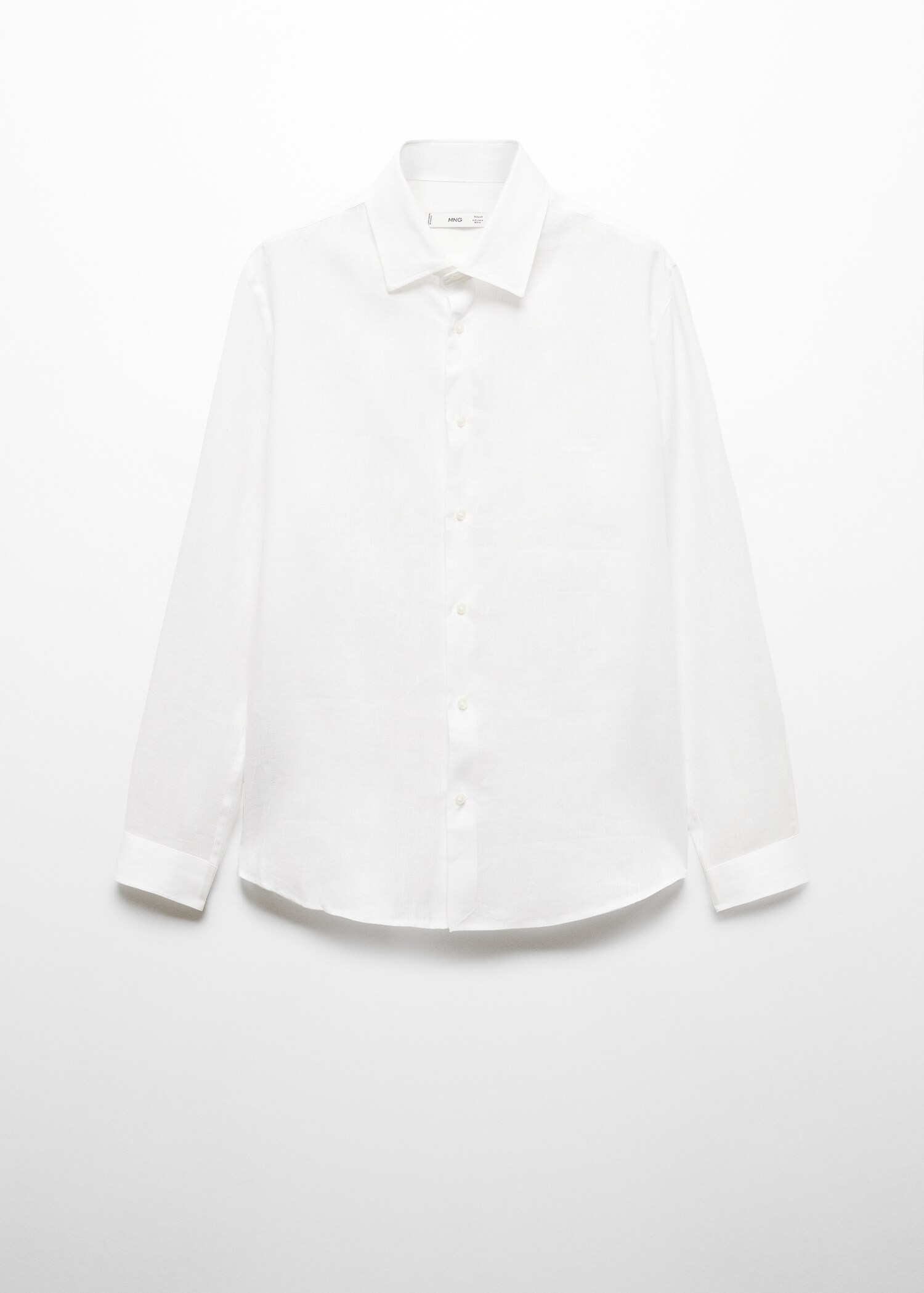Regular Fit-Hemd aus 100 % Leinen - Artikel ohne Model