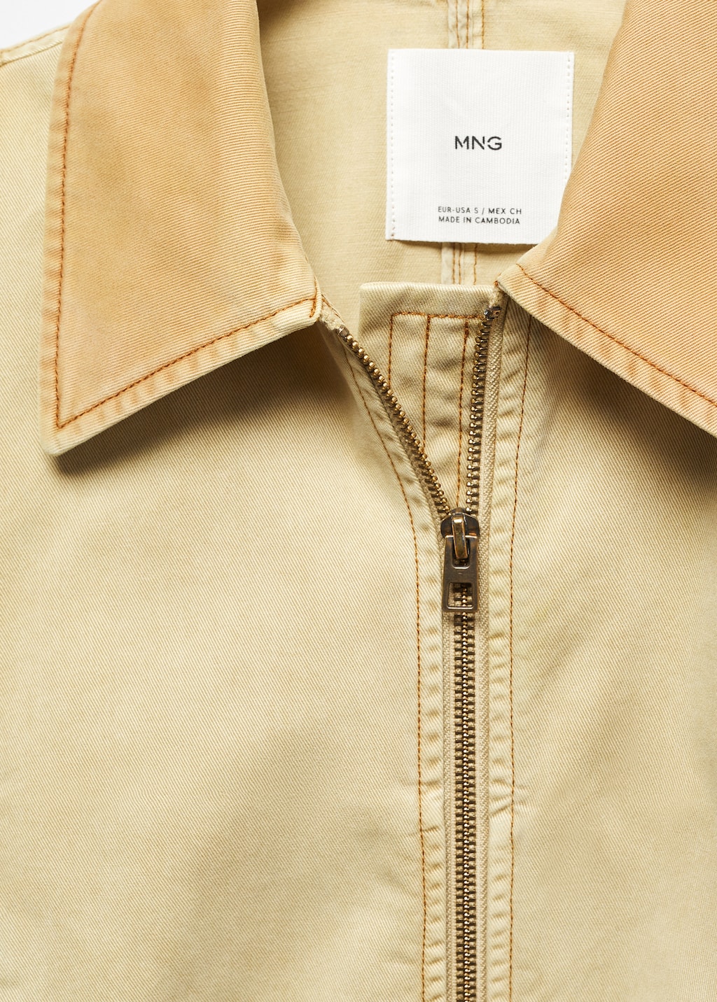 Worn-effect bomber jacket - Women | MANGO OUTLET USA