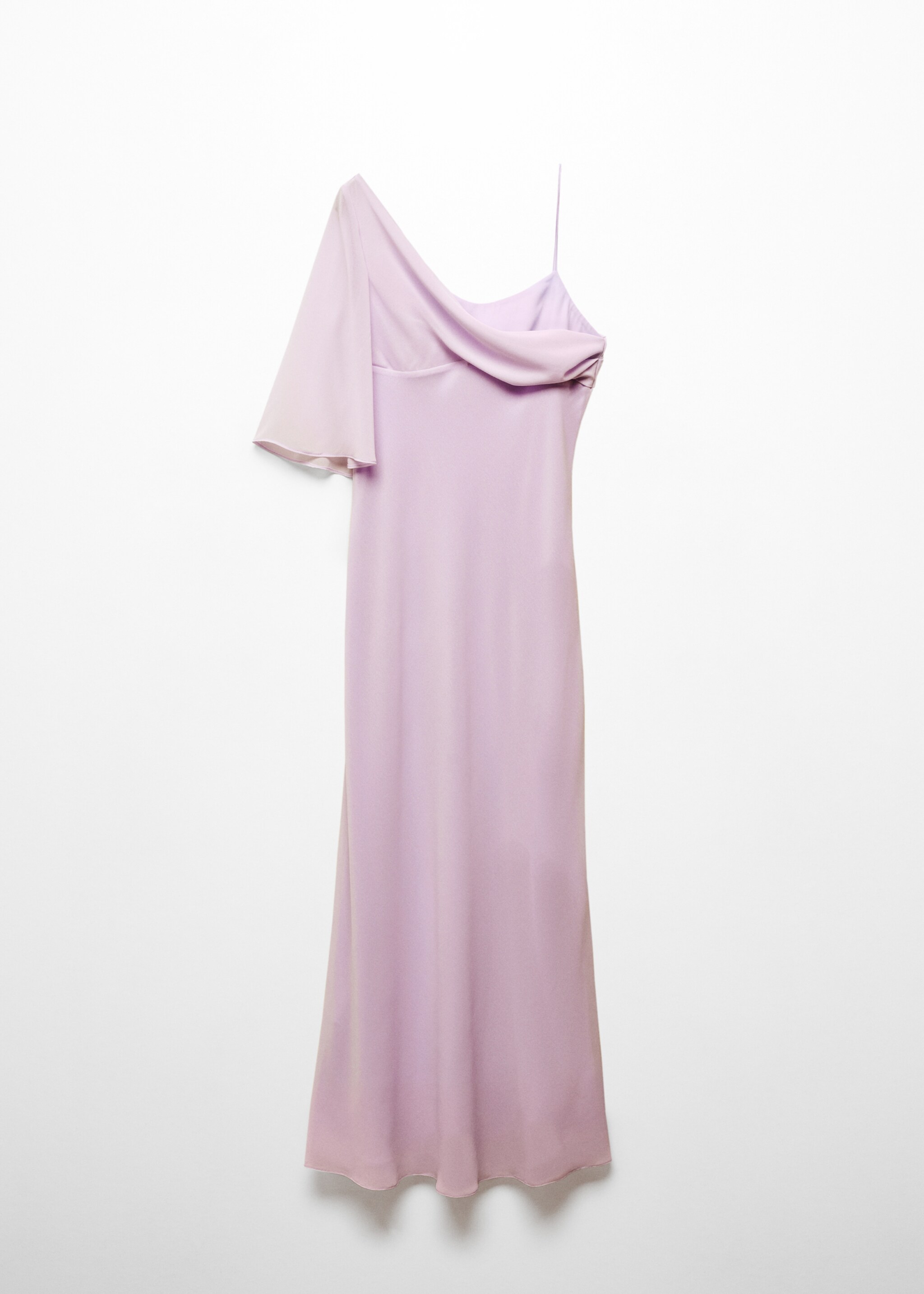 Asymmetrische jurk met flared mouwen - Artikel zonder model