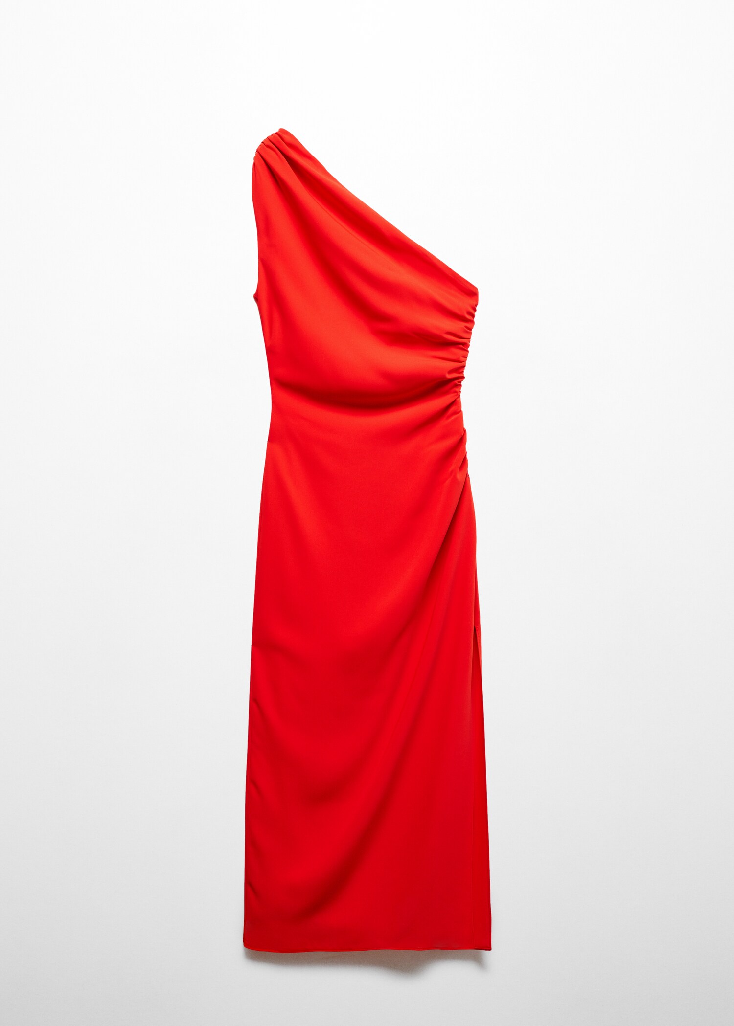 Asymmetrisches Kleid mit Seitenschlitz - Artikel ohne Model