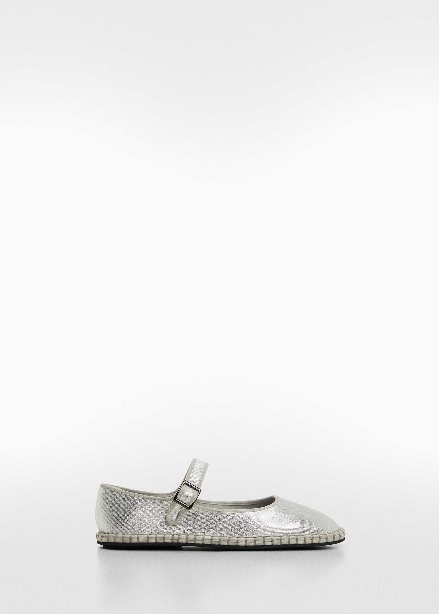Metallic strip ballerinas - Article without model