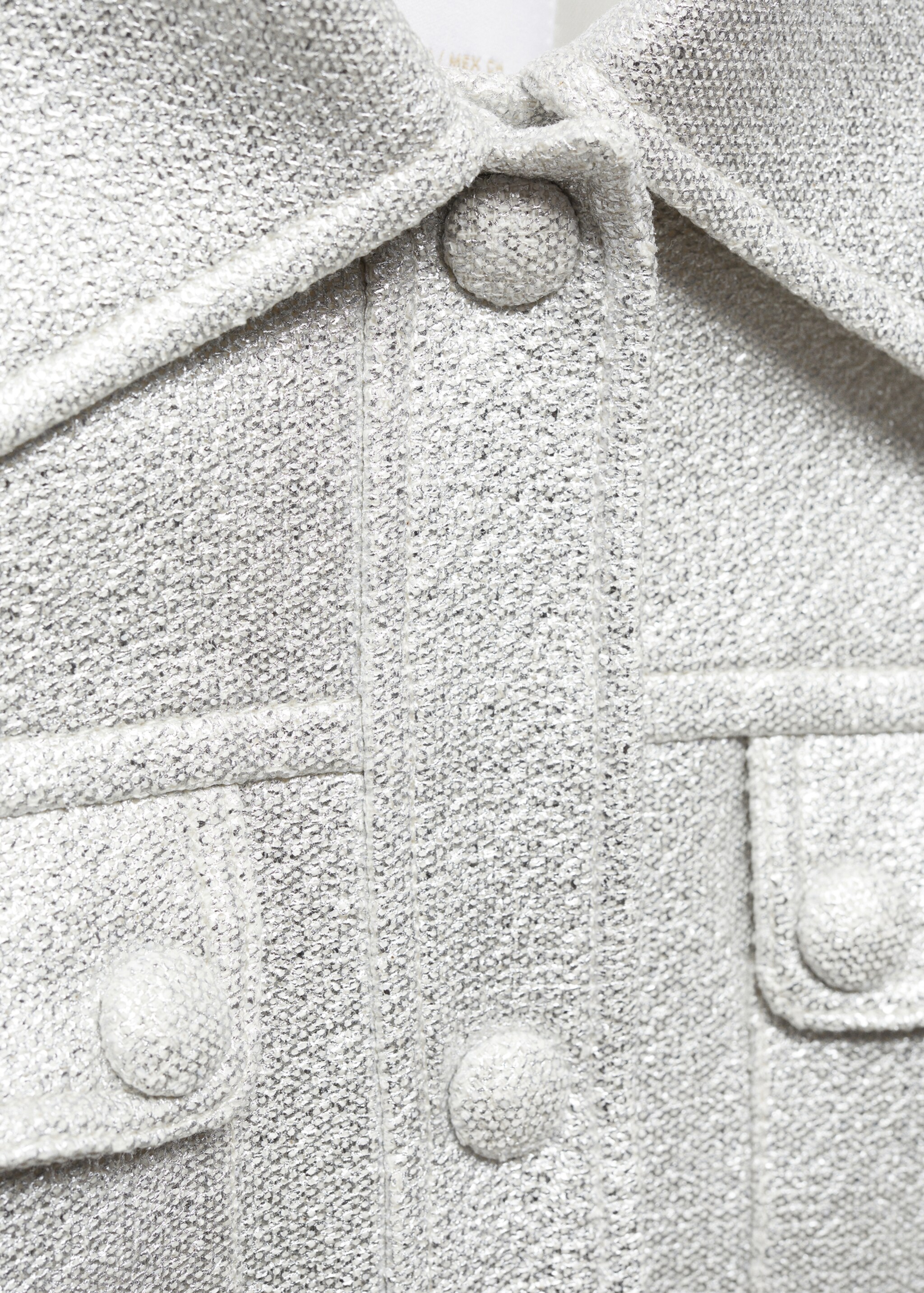 Veste métallisée poches - Détail de l'article 8