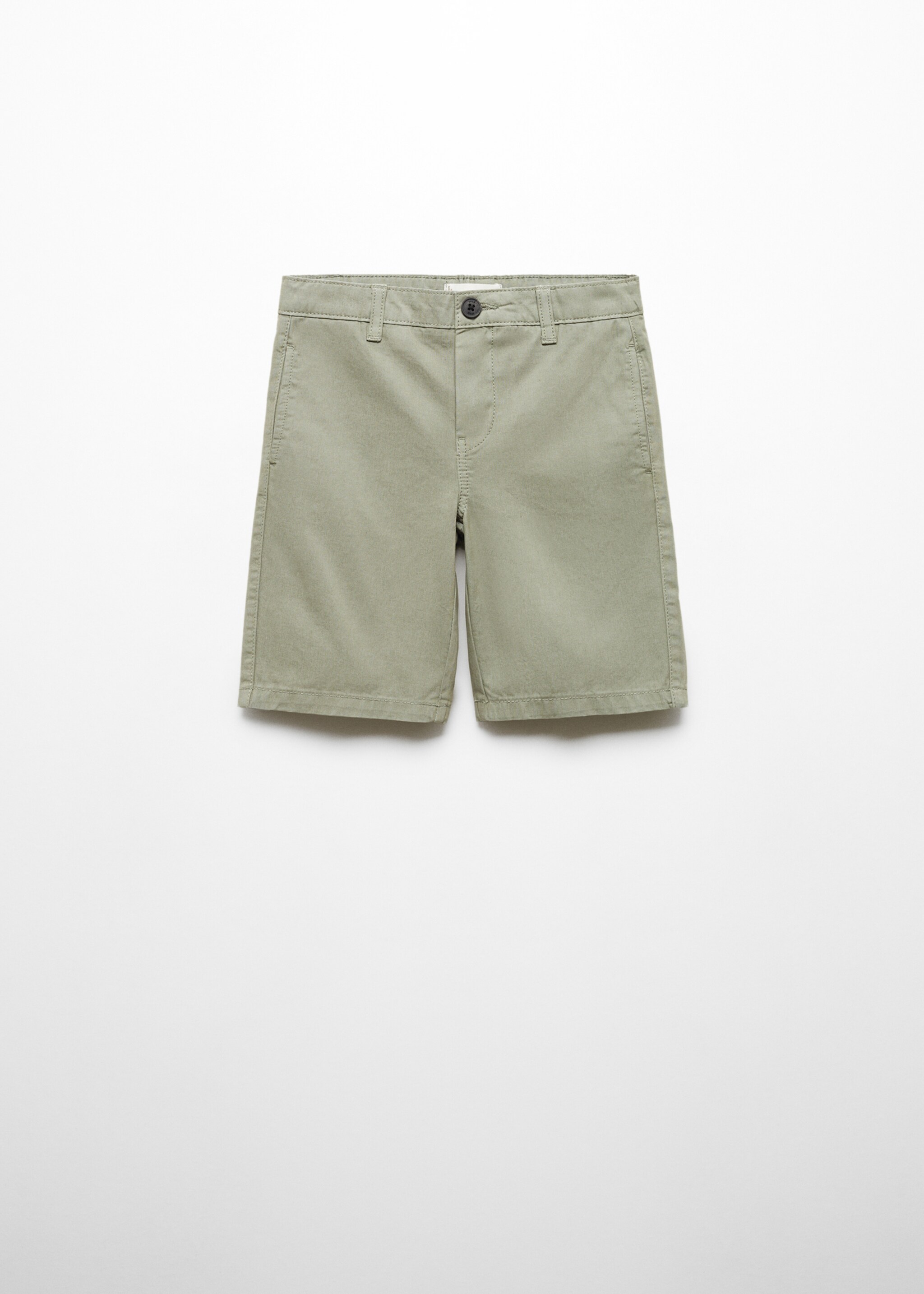 Slim-fit chino cotton bermuda shorts - Article without model