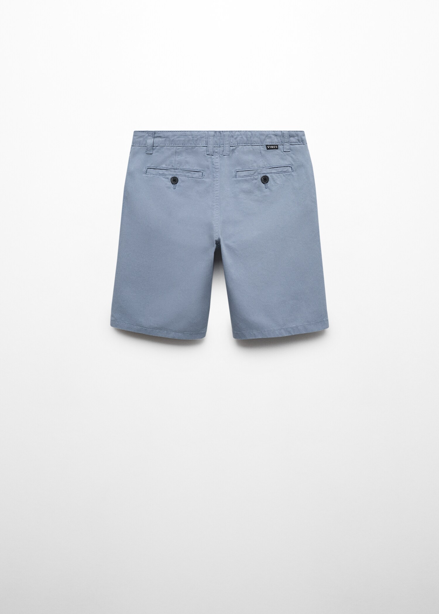 Bermudas slim fit chino algodón - Reverso del artículo