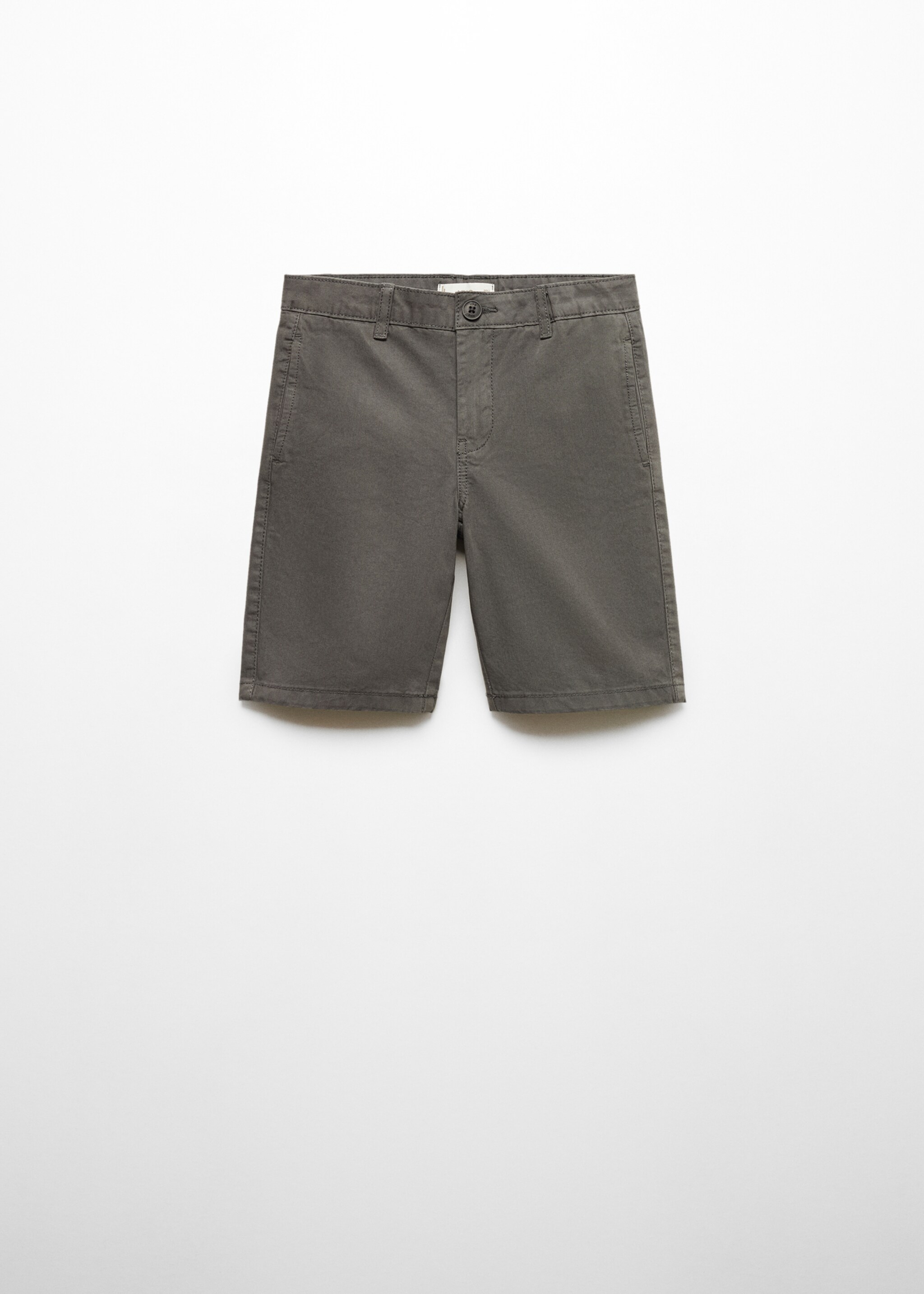 Slim-fit chino cotton bermuda shorts - Article without model