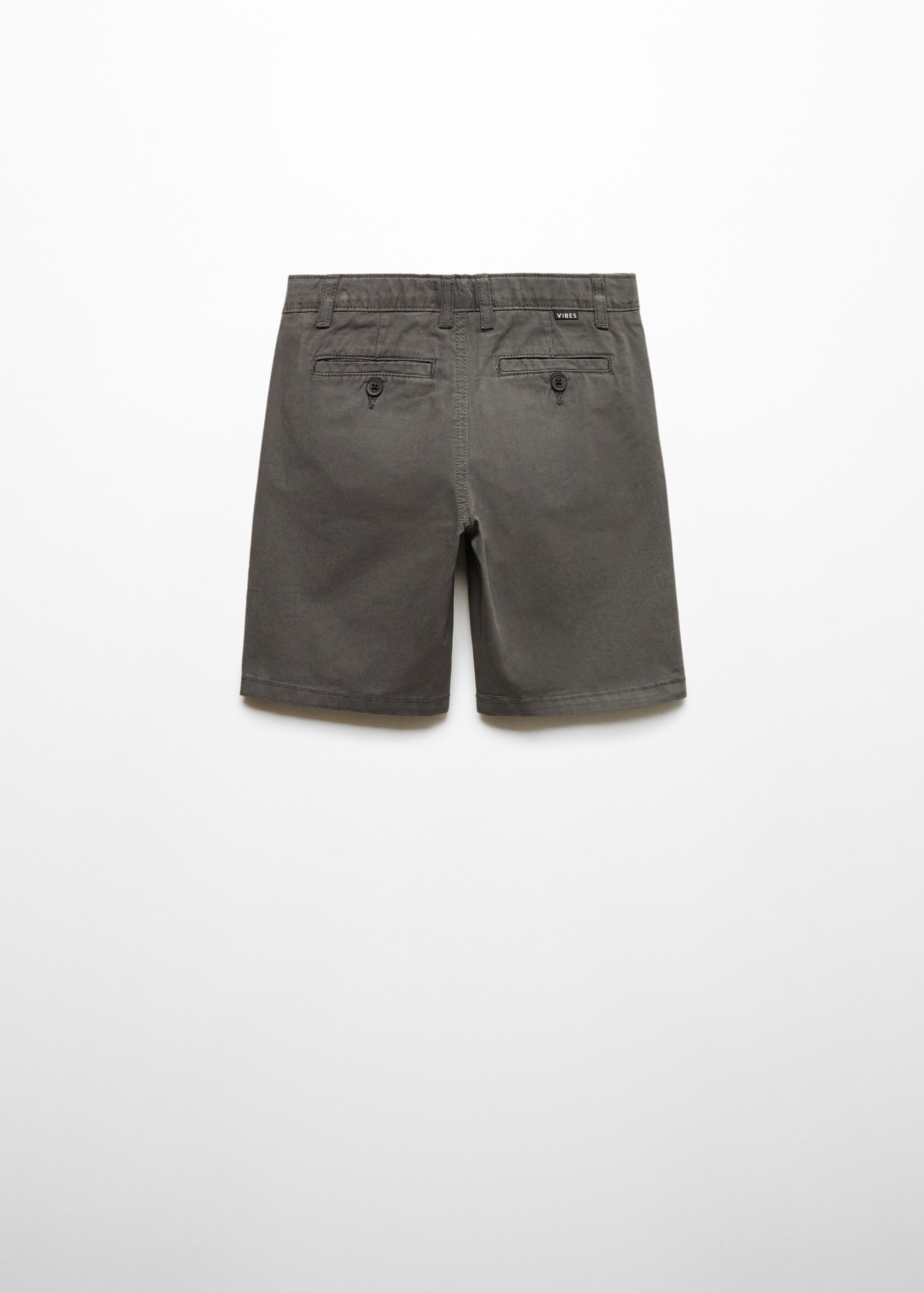 Slim-fit chino cotton bermuda shorts - Details of the article 8
