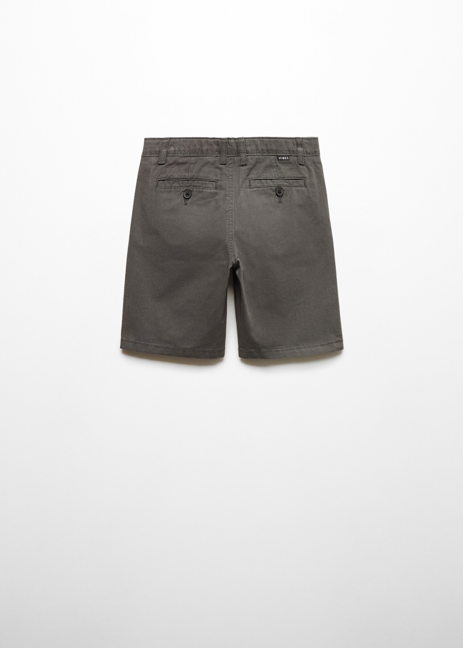 Slim-Fit-Bermudashorts im Chino-Stil aus Baumwolle - Detail des Artikels 8