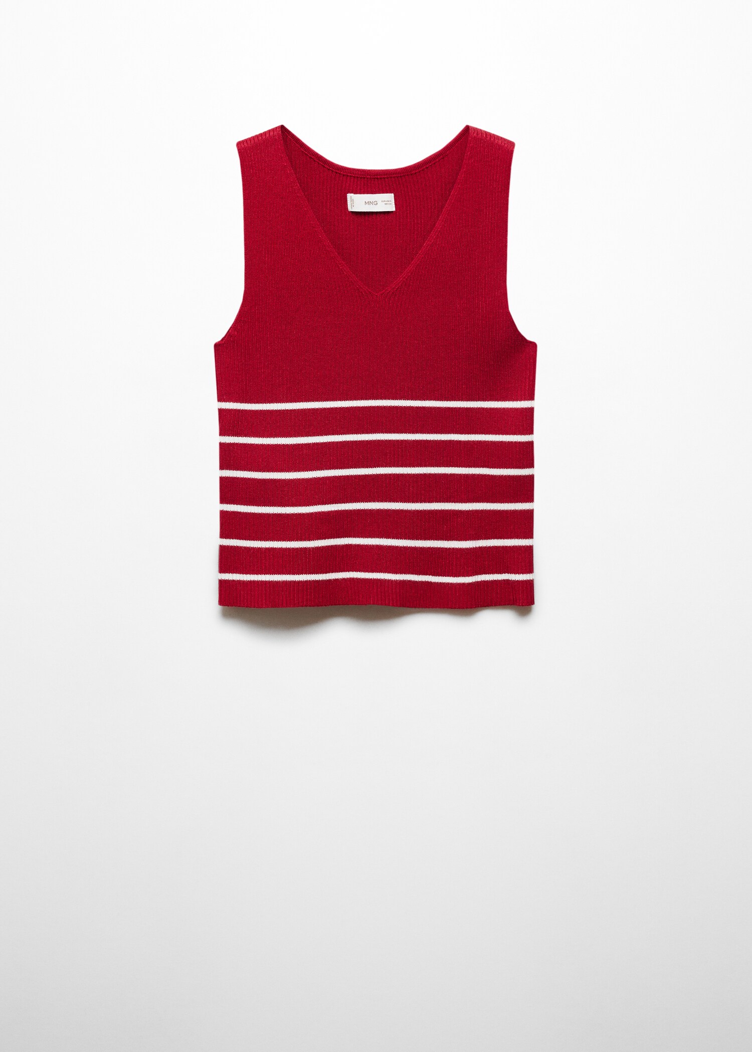 Striped strapless top - Article without model