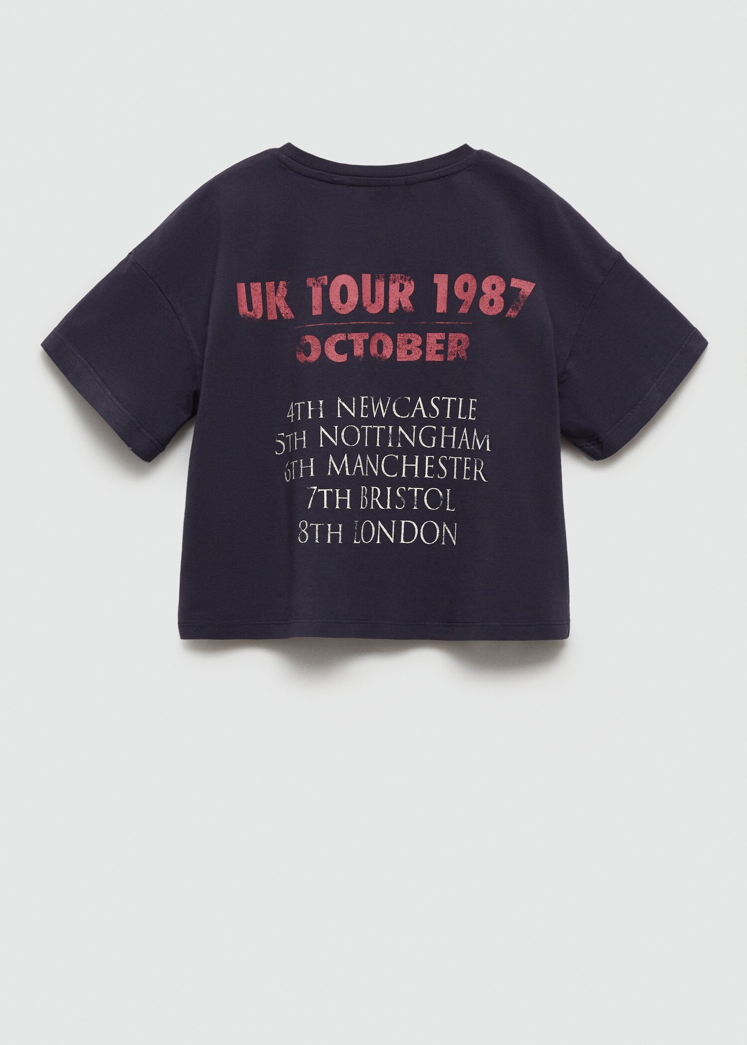 T-shirt crop imprimé - Verso de l’article