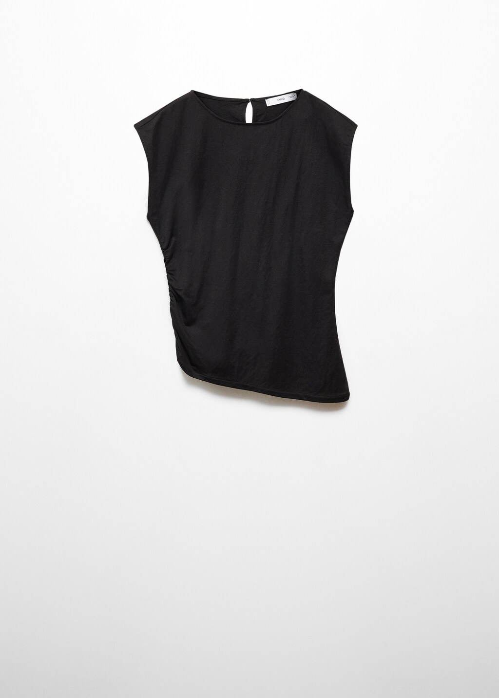 Knit asymmetric top - Women | MANGO OUTLET USA Knit asymmetric top - Women | MANGO OUTLET USA