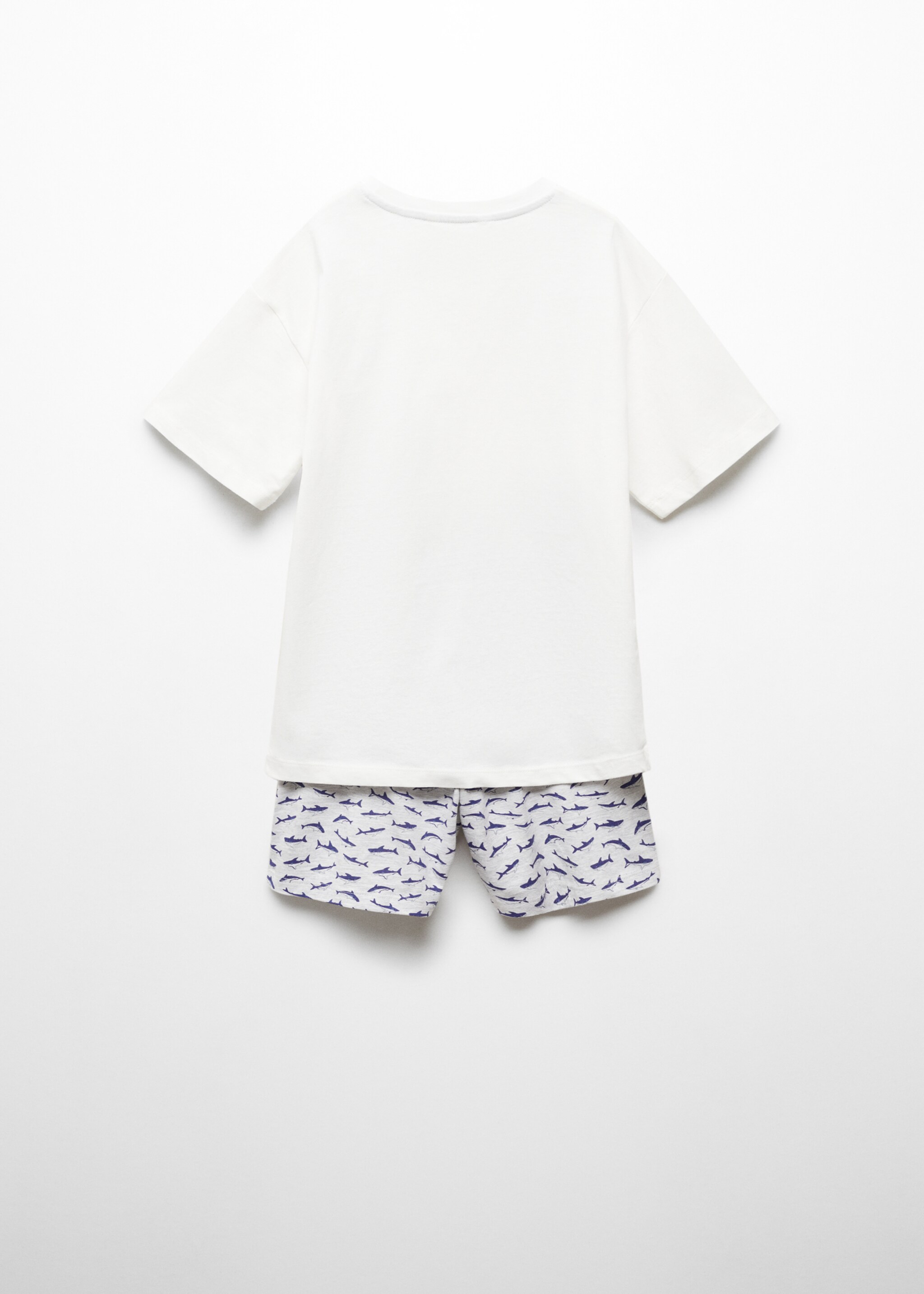 Pyjama court imprimé - Verso de l’article