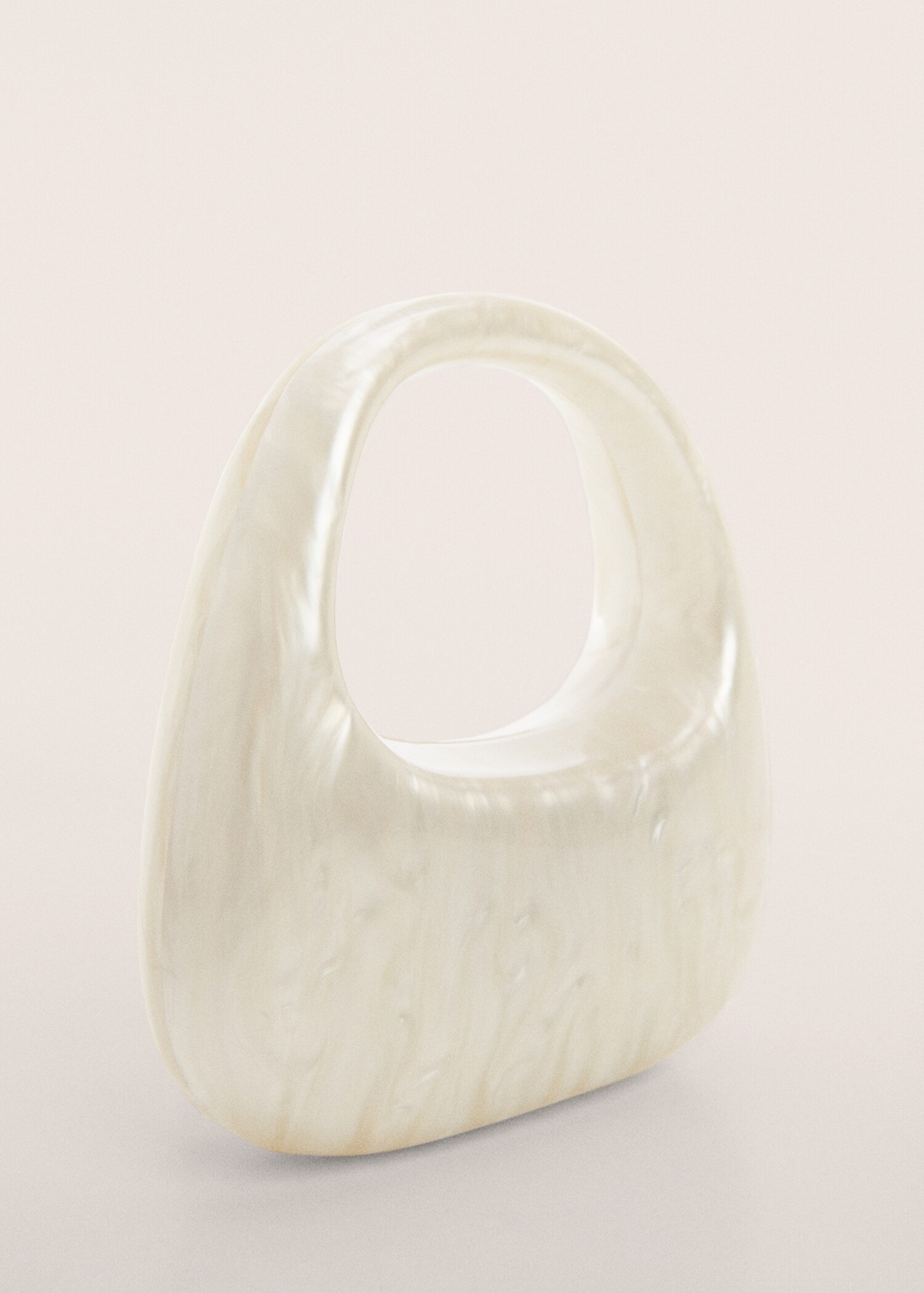 Bolso clutch efecto perlado - Plano medio