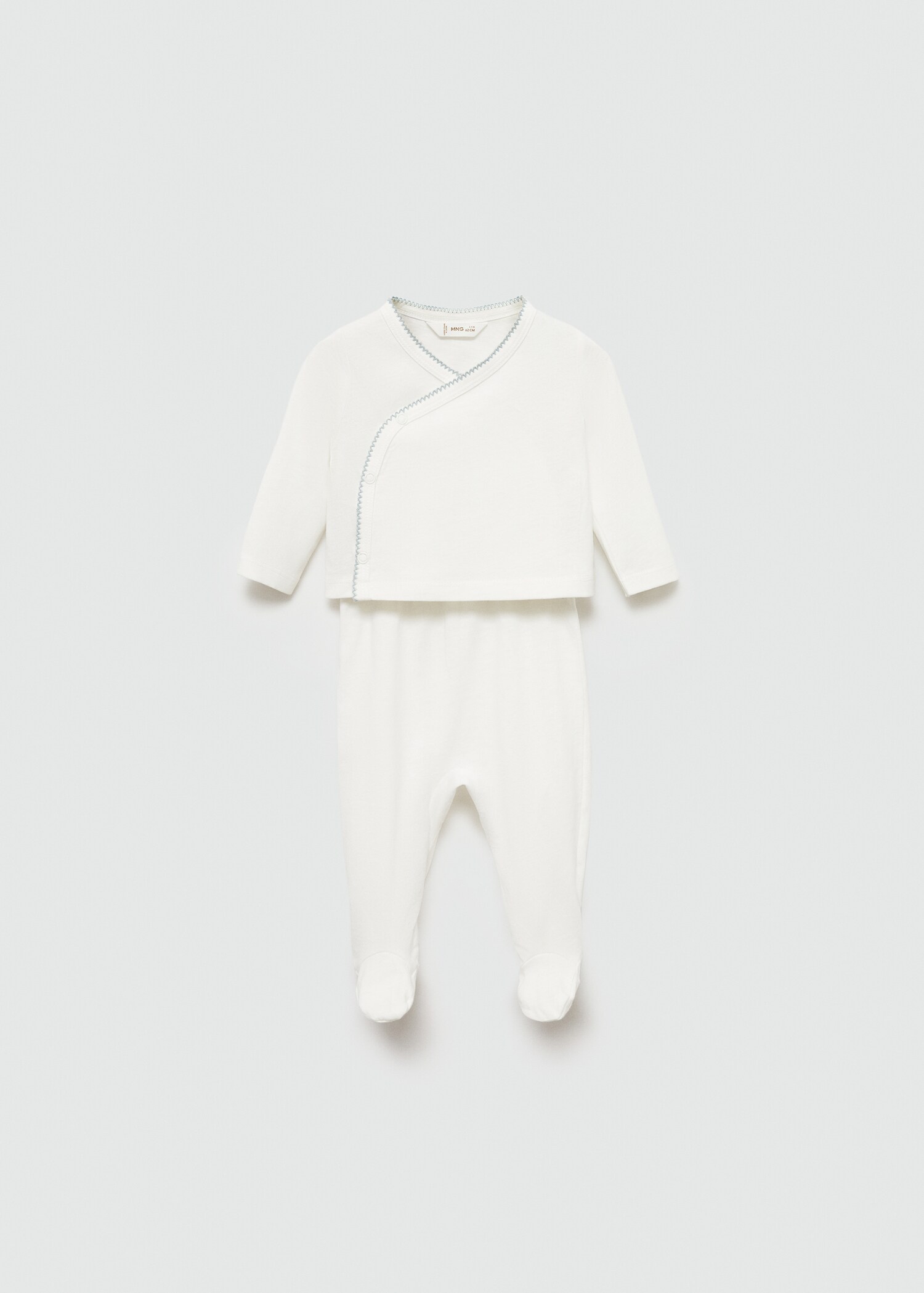 Pyjama long en coton - Article sans modèle