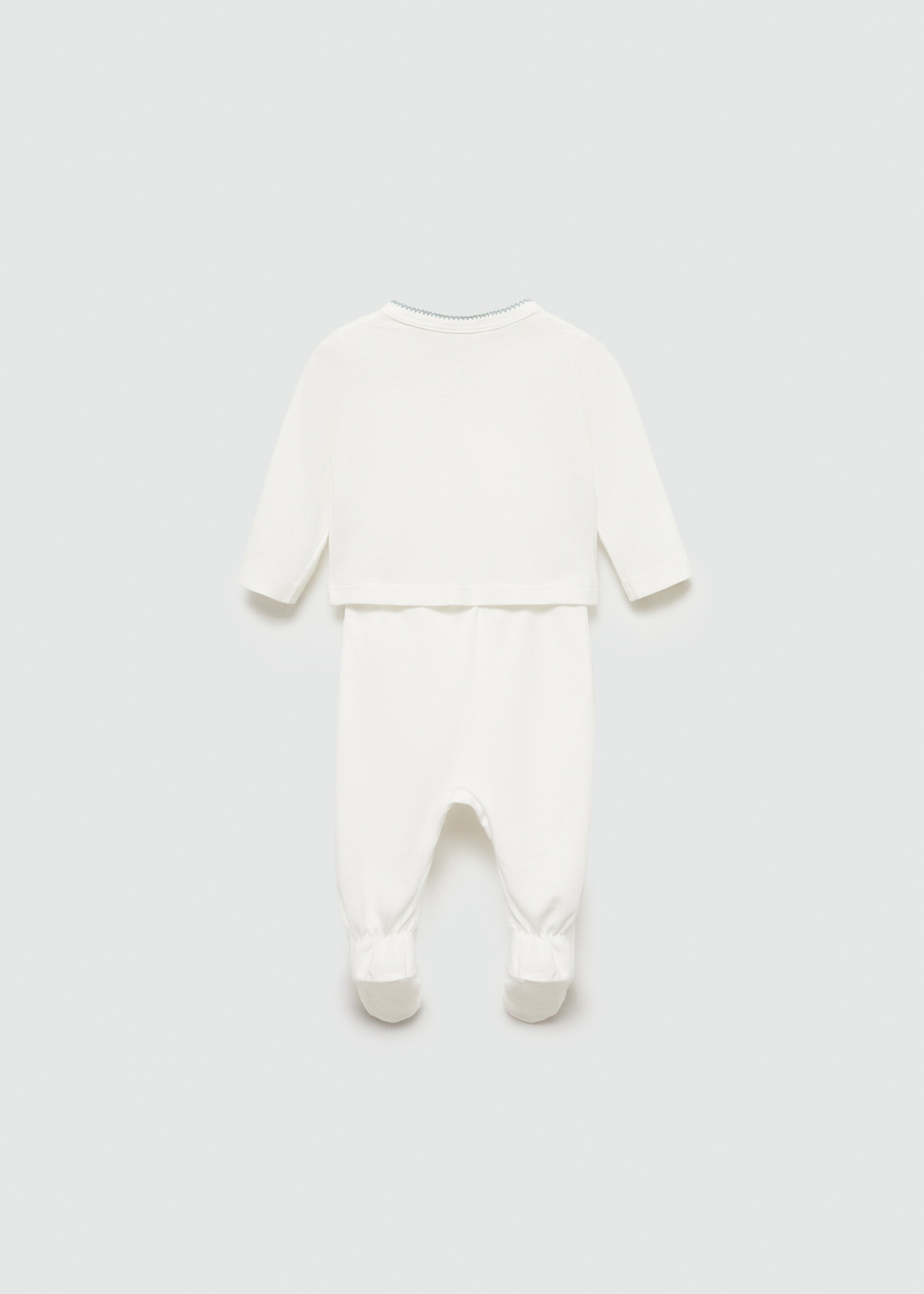 Pyjama long en coton - Verso de l’article