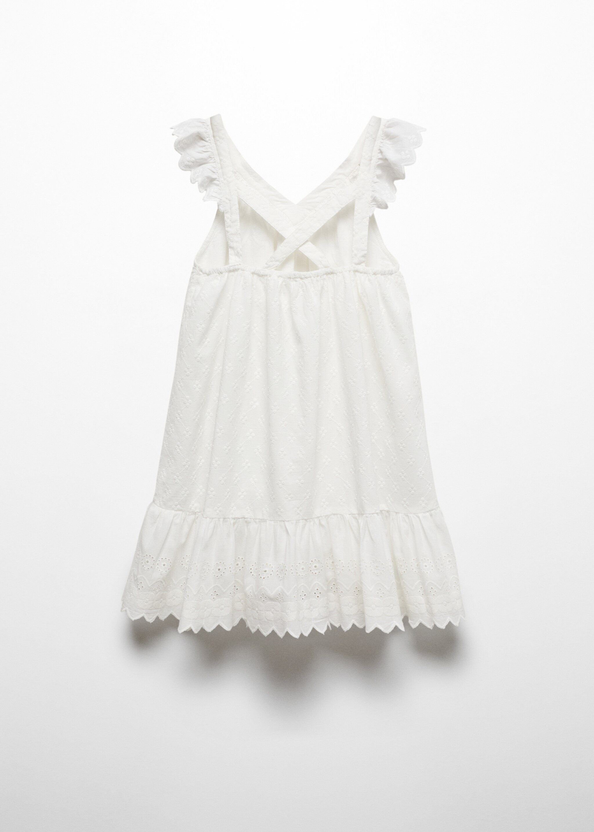 Kleid mit Lochstickerei - Rückseite des Artikels