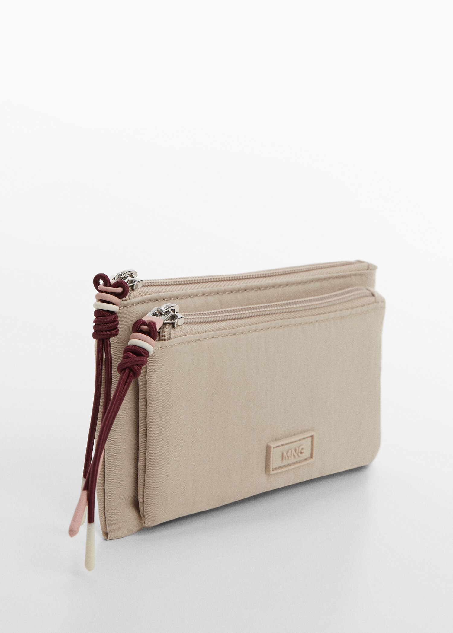 Monedero doble compartimento logo - Plano medio