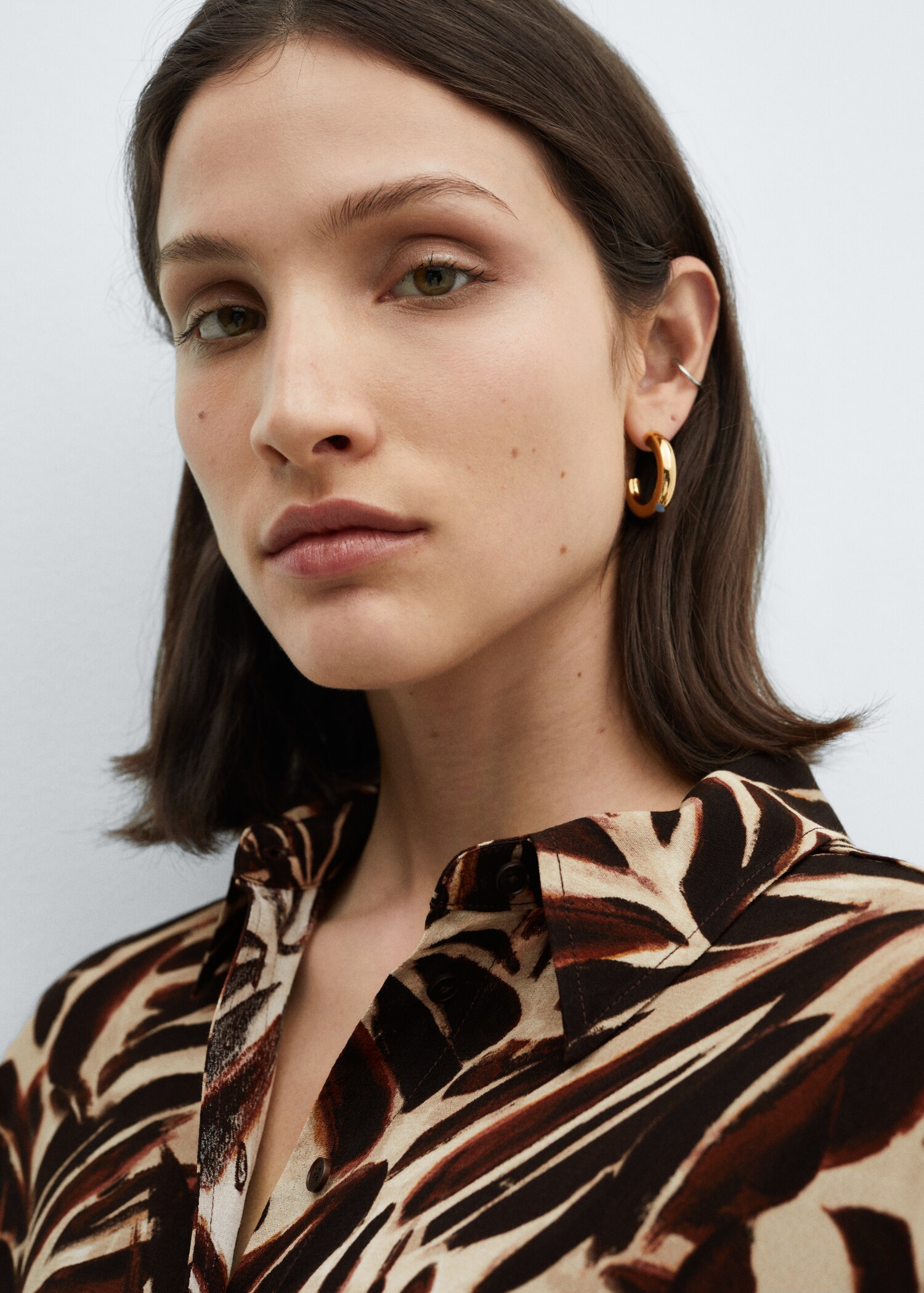 Flowy printed shirt - Details of the article 1