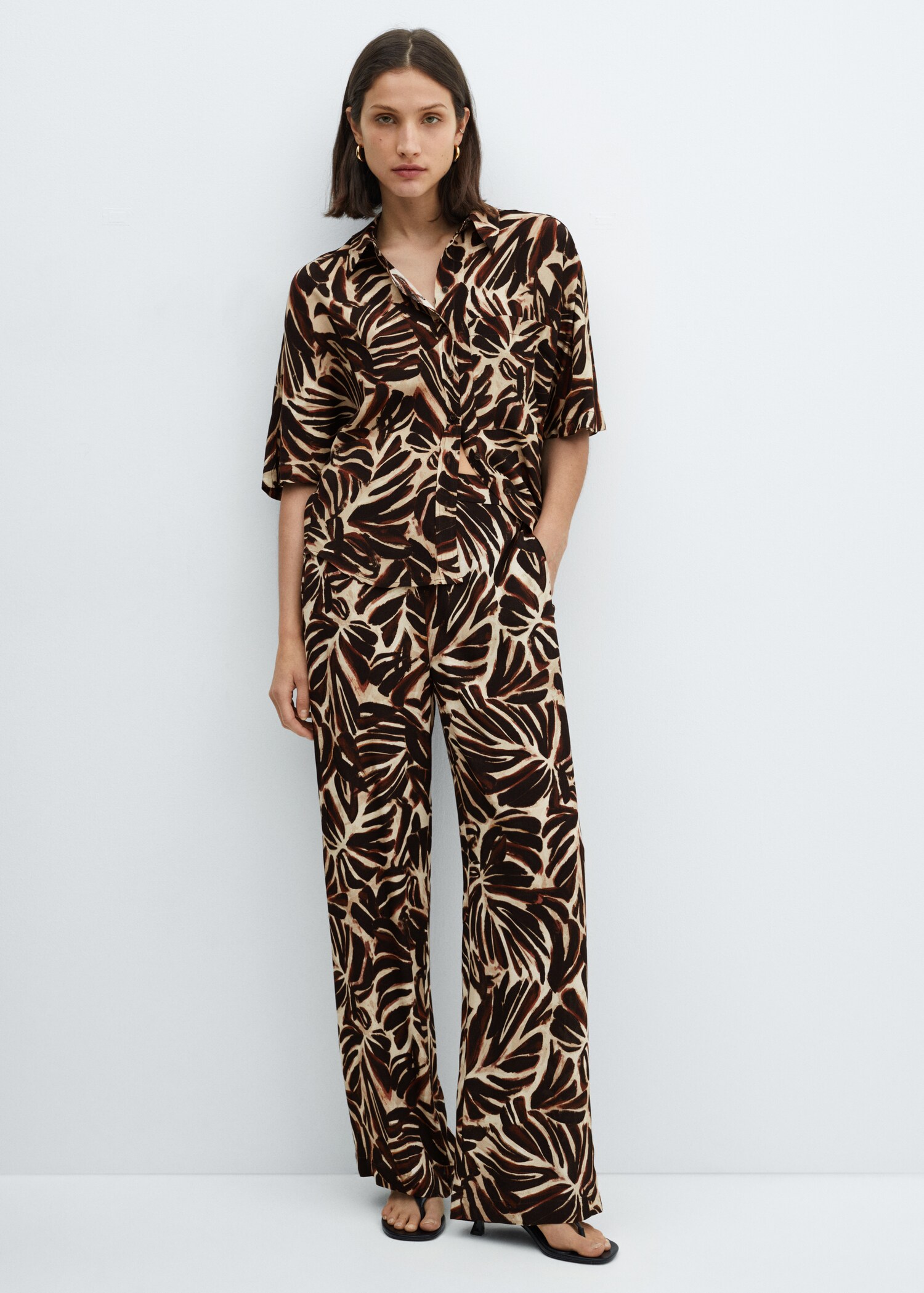 Flowy printed shirt - Details of the article 2