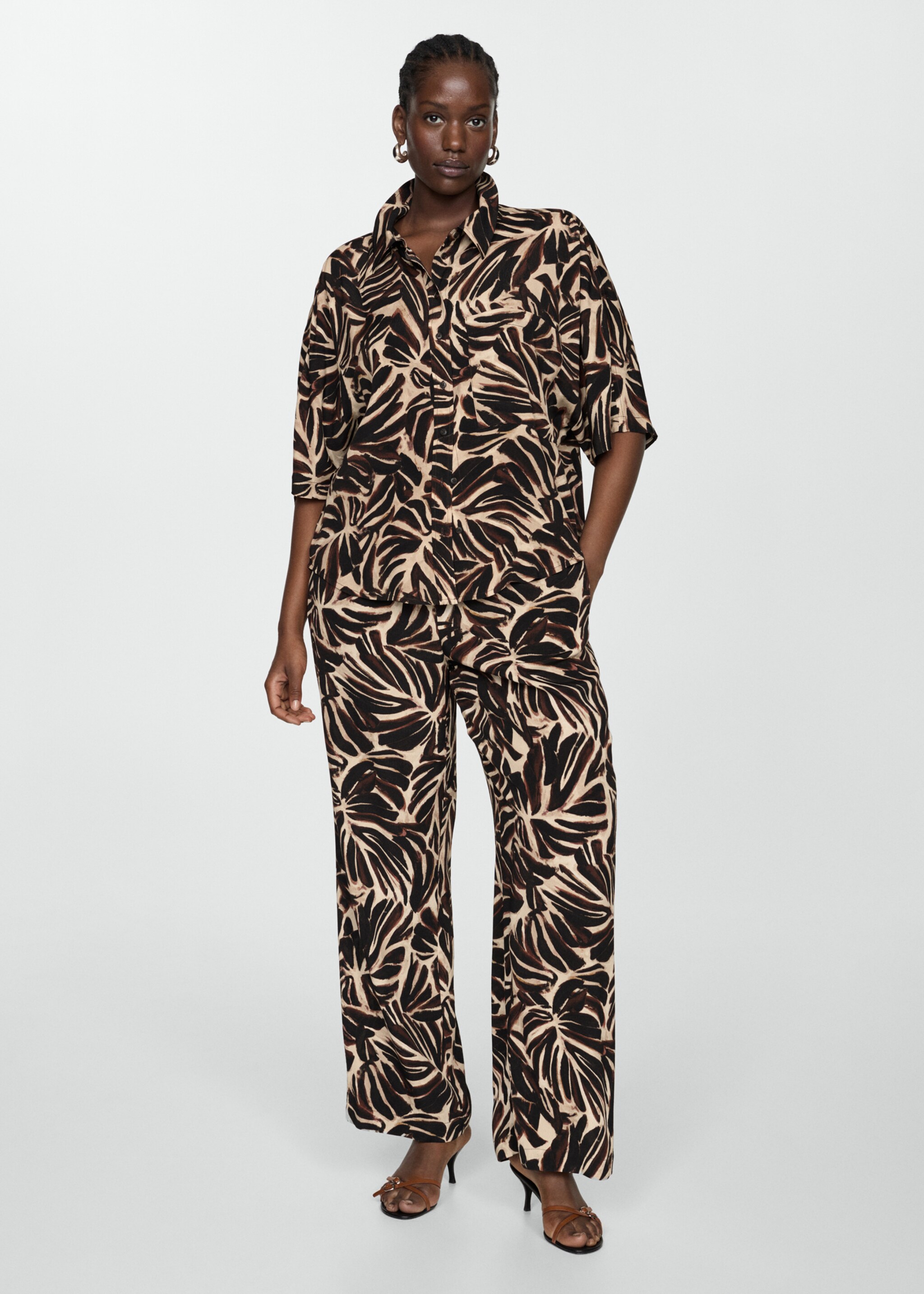 Flowy printed shirt - Details of the article 3