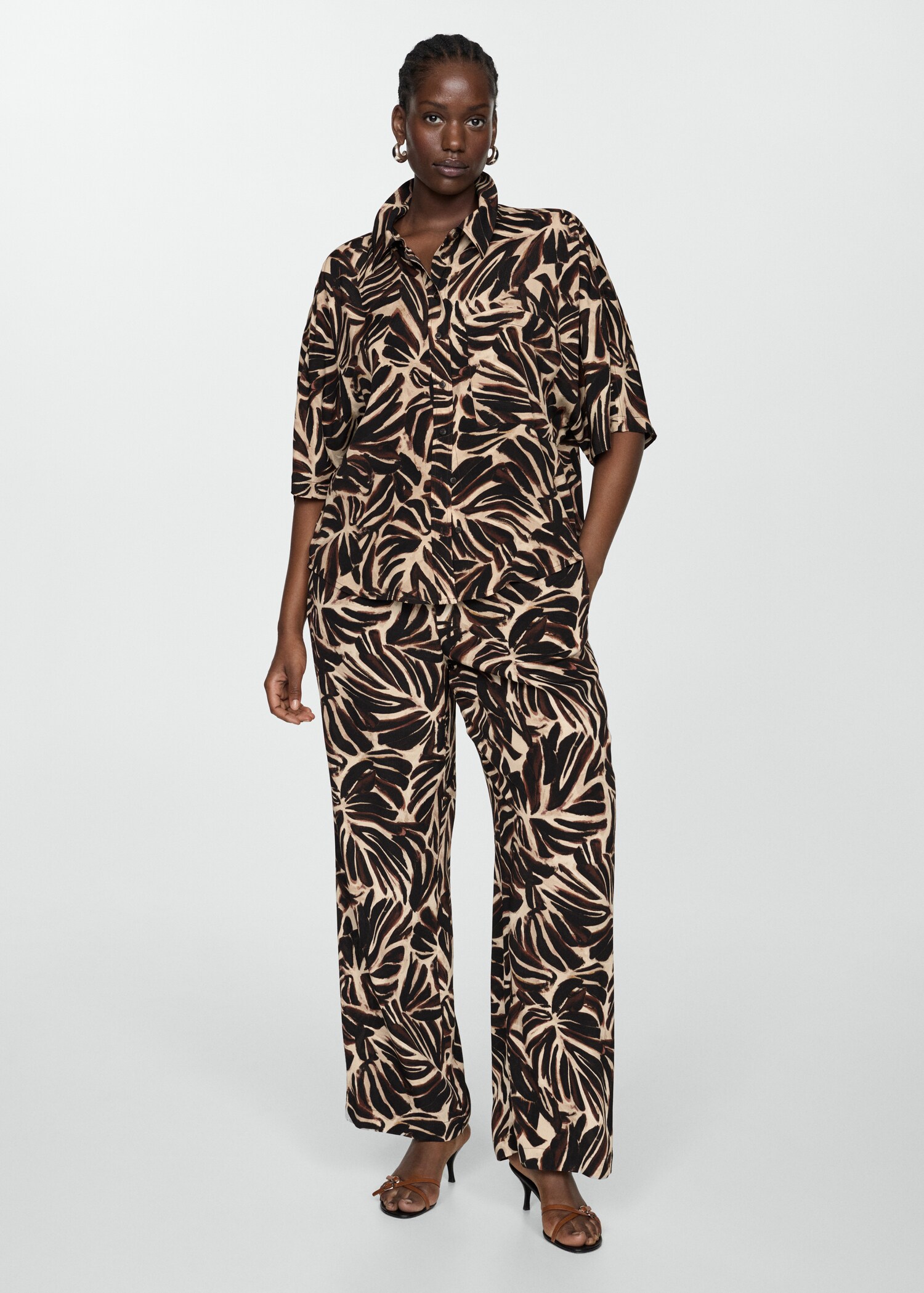 Flowy printed shirt - Details of the article 3