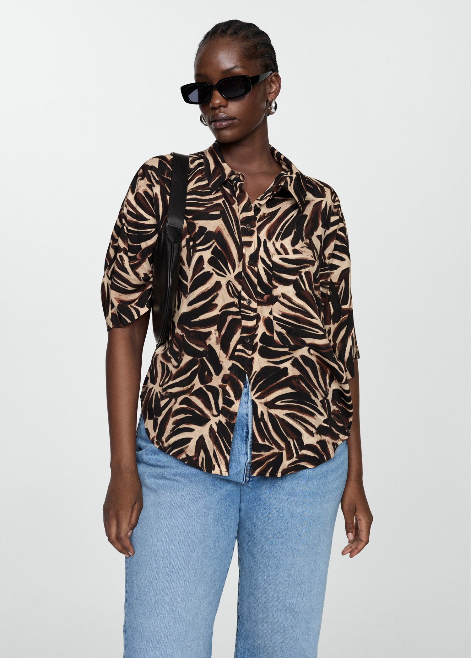 Flowy printed shirt - Details of the article 4