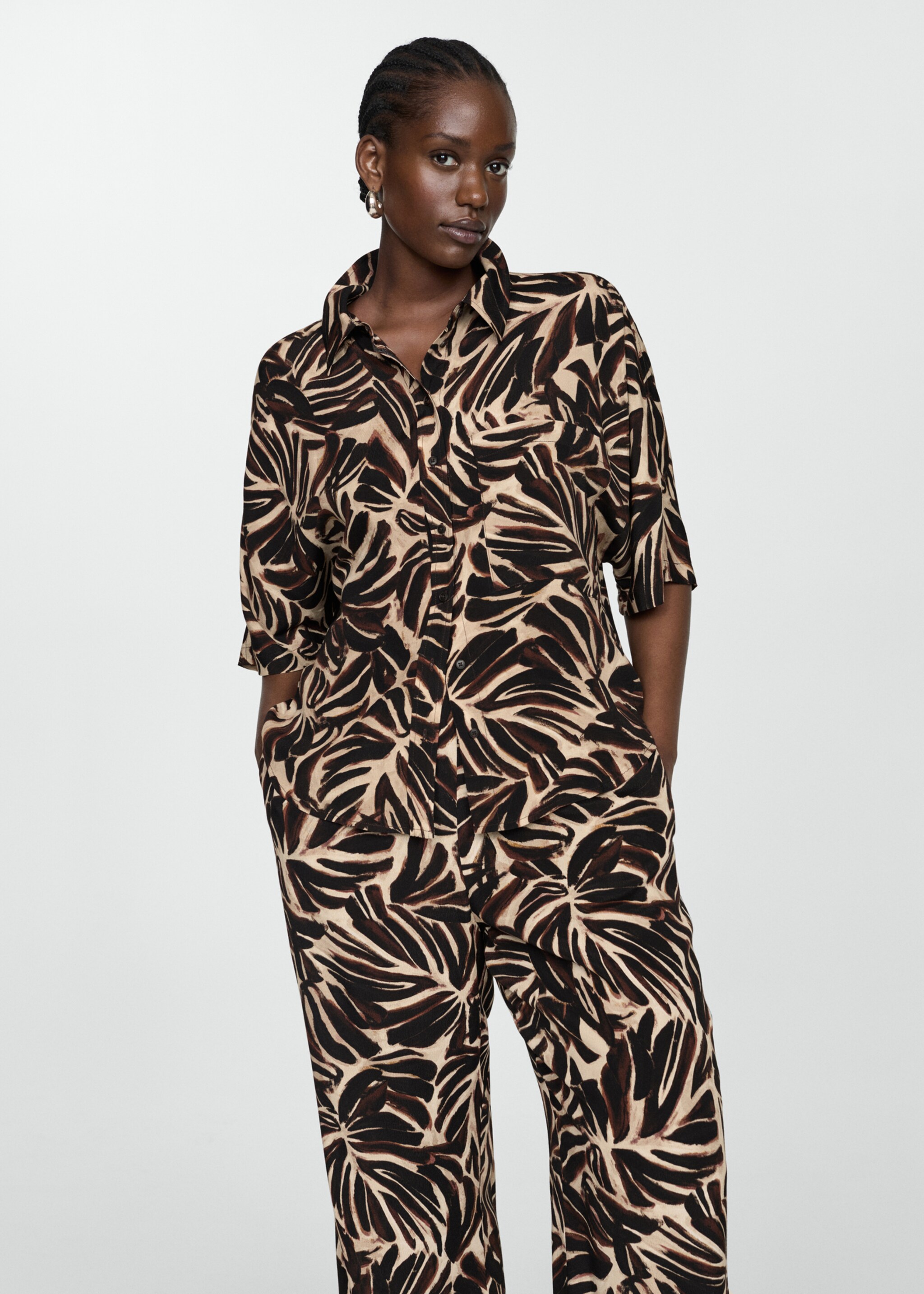 Flowy printed shirt - Details of the article 5