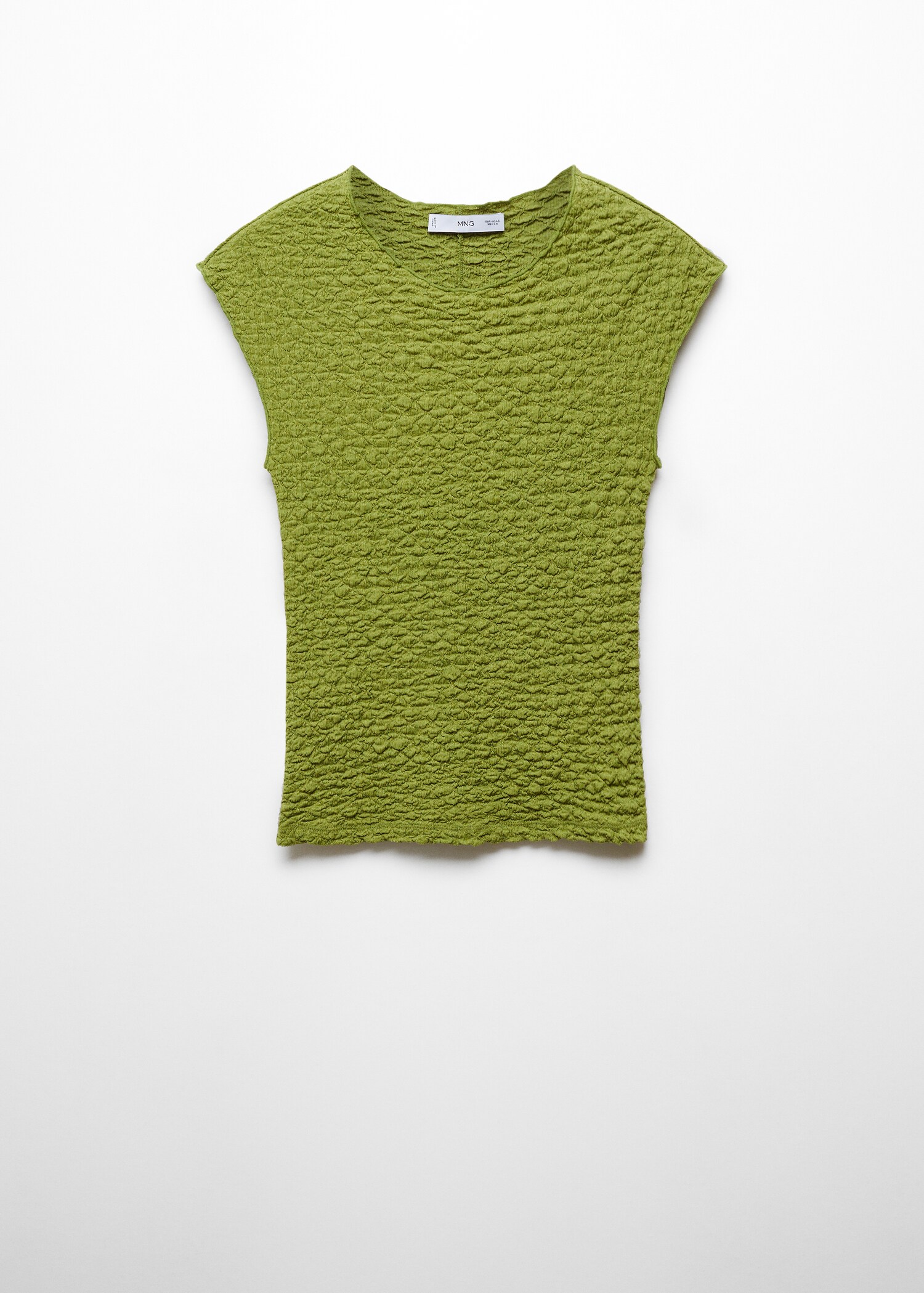 T-shirt texture manches courtes - Article sans modèle