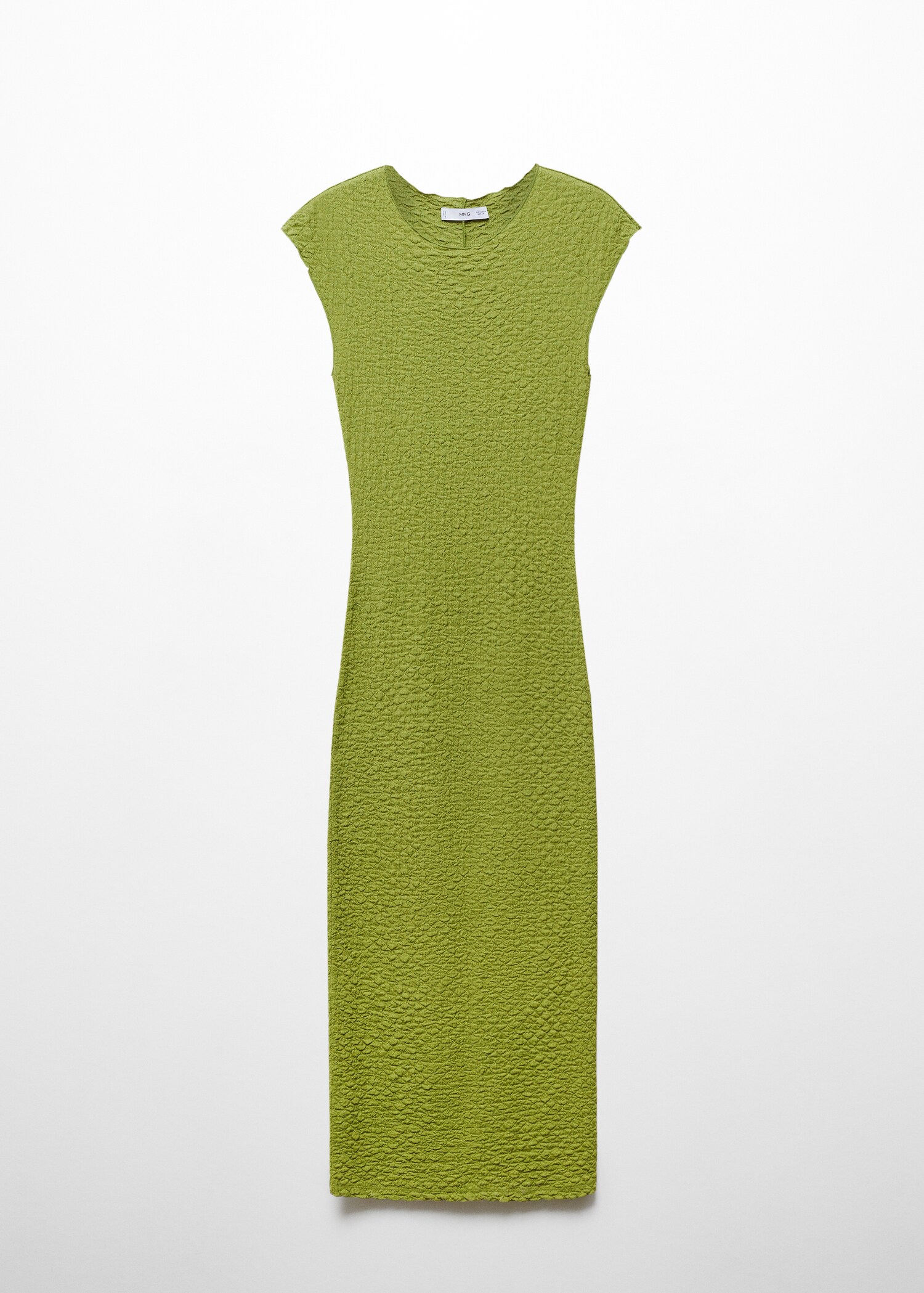 Rochie lungă cu textură - Articol fără model