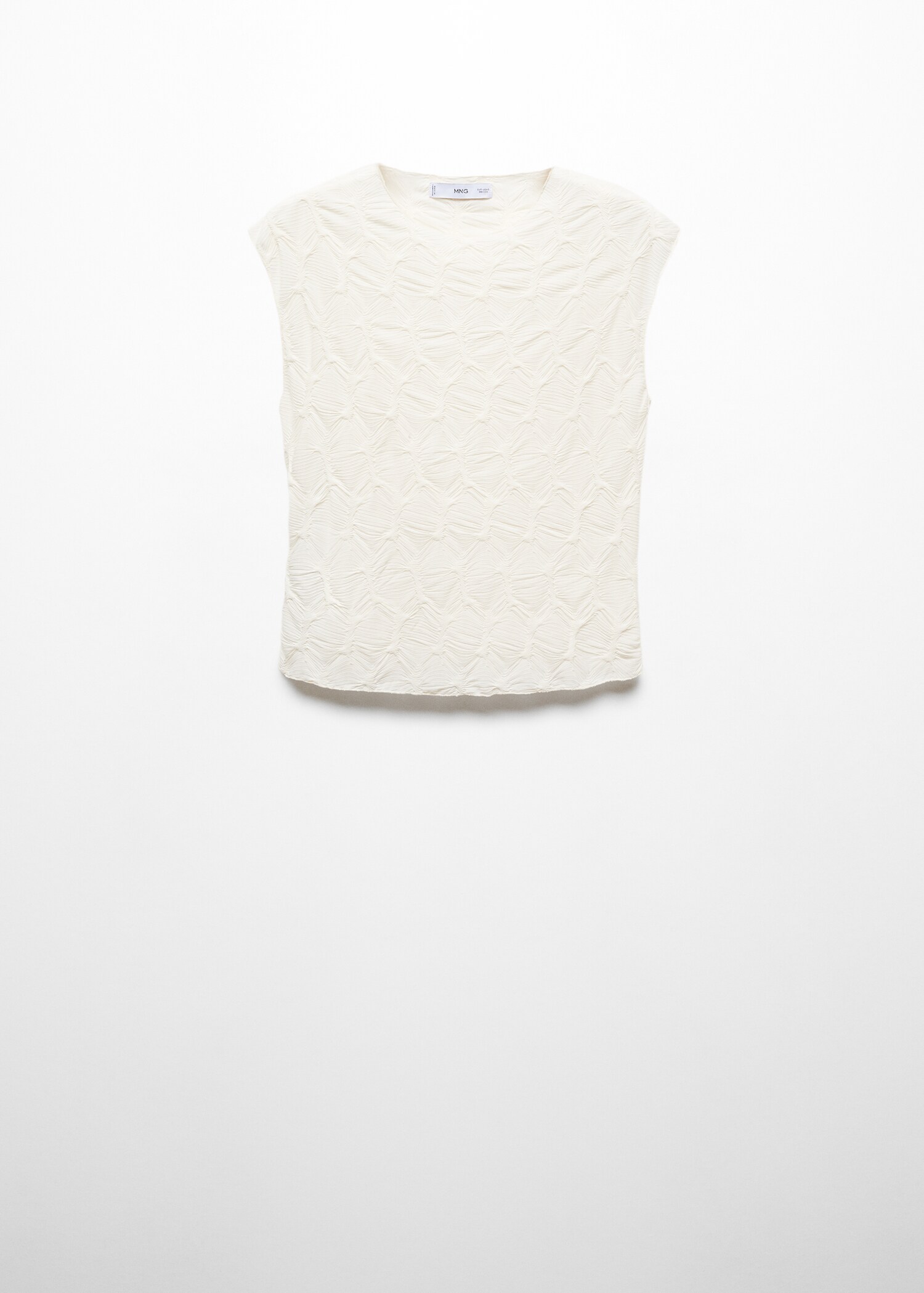 Camiseta textura estampada - Artículo sin modelo