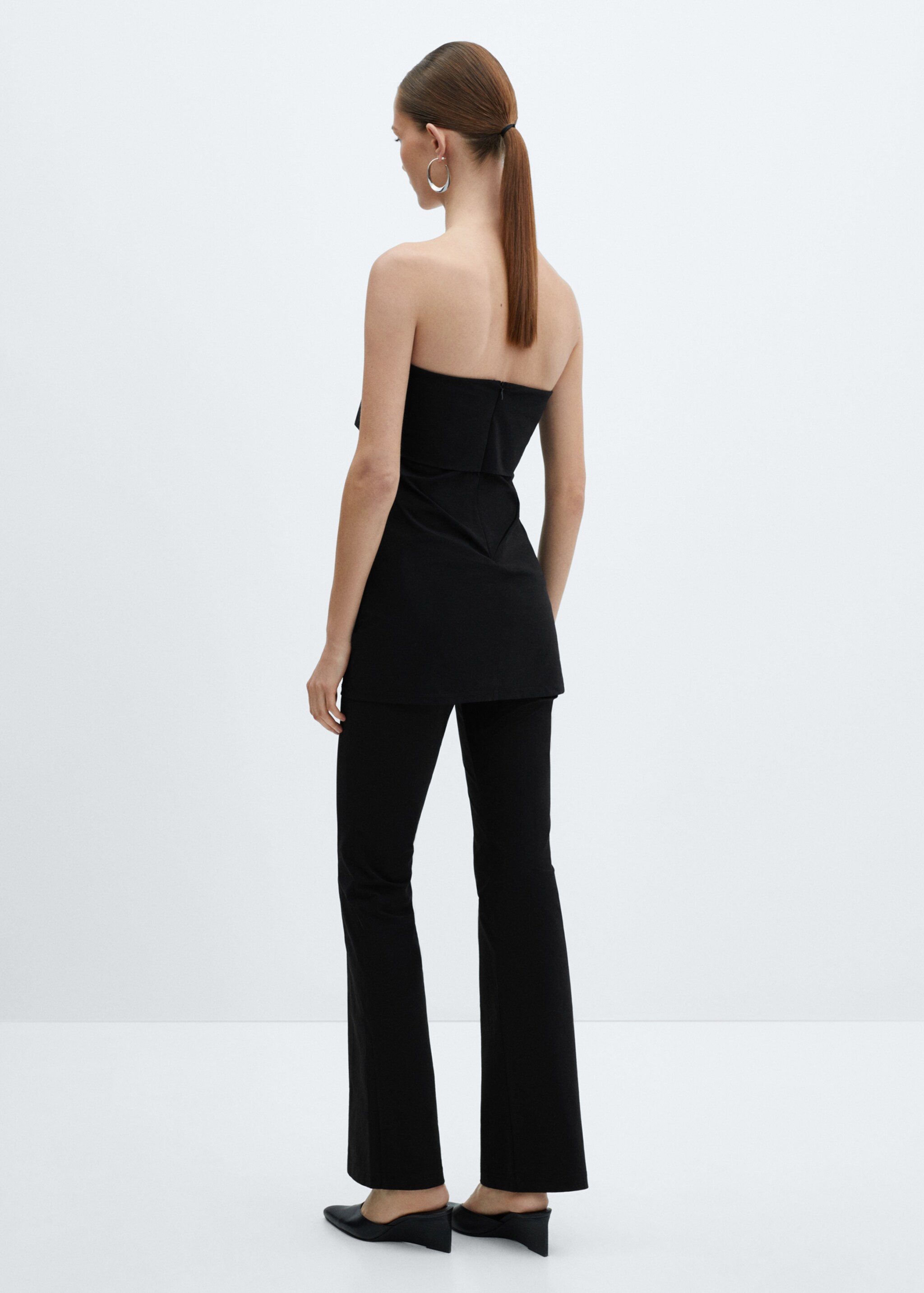 Pantaloni diritti vita alta - Retro dell'articolo