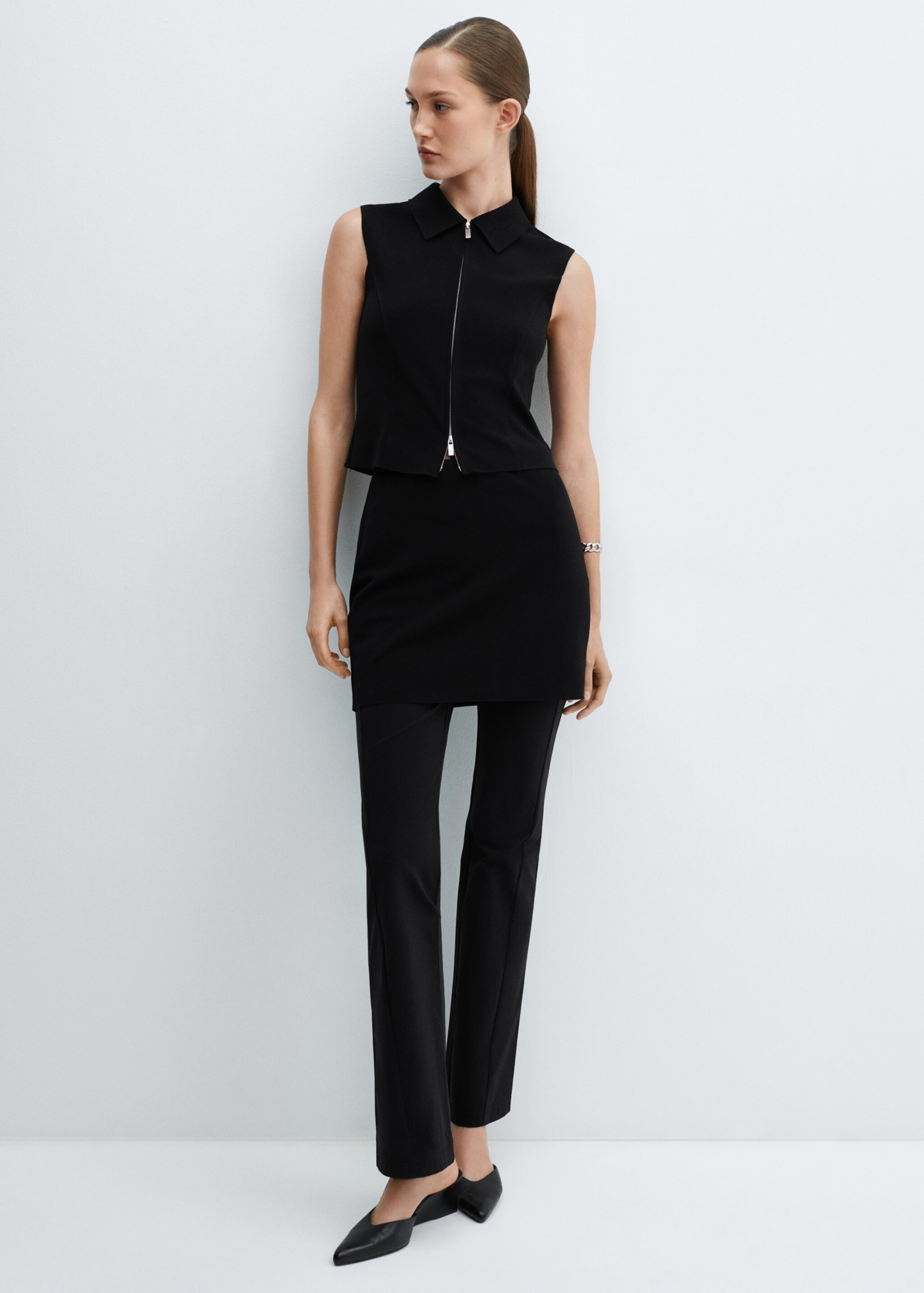 Top crop cremallera - Detall de l'article 2