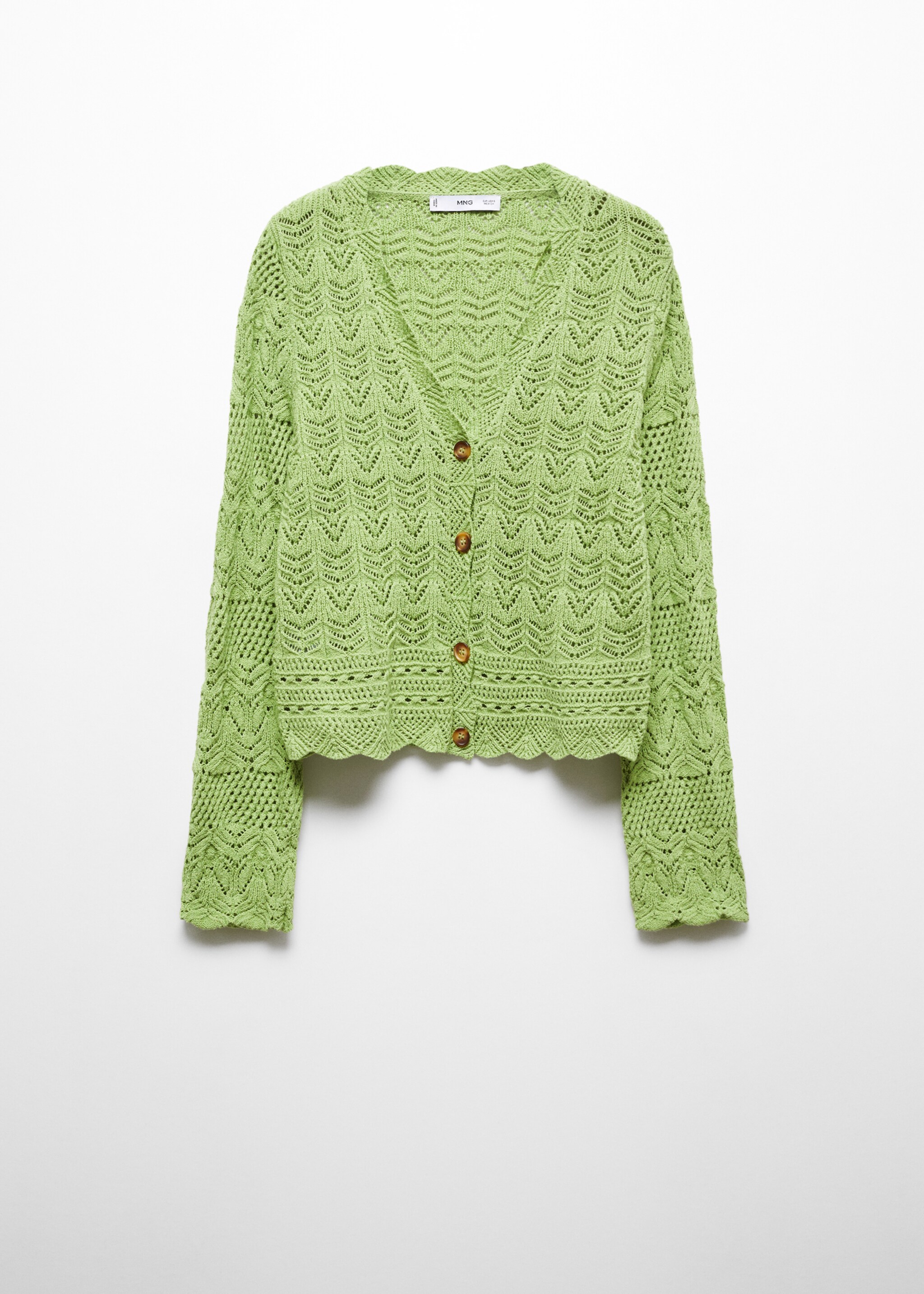 Strickjacke mit Lochdetails - Artikel ohne Model