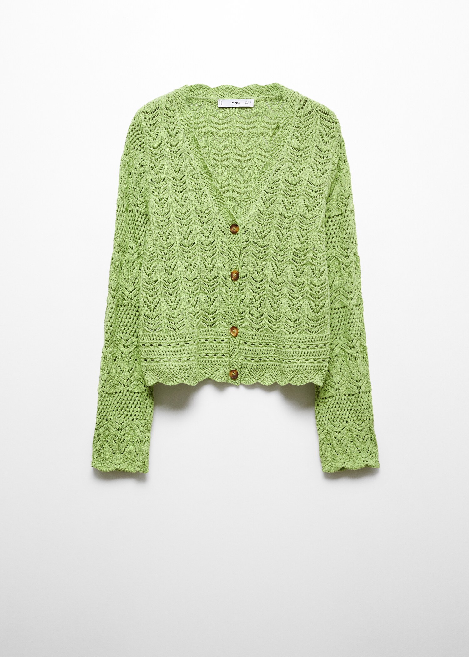 Strickjacke mit Lochdetails - Artikel ohne Model